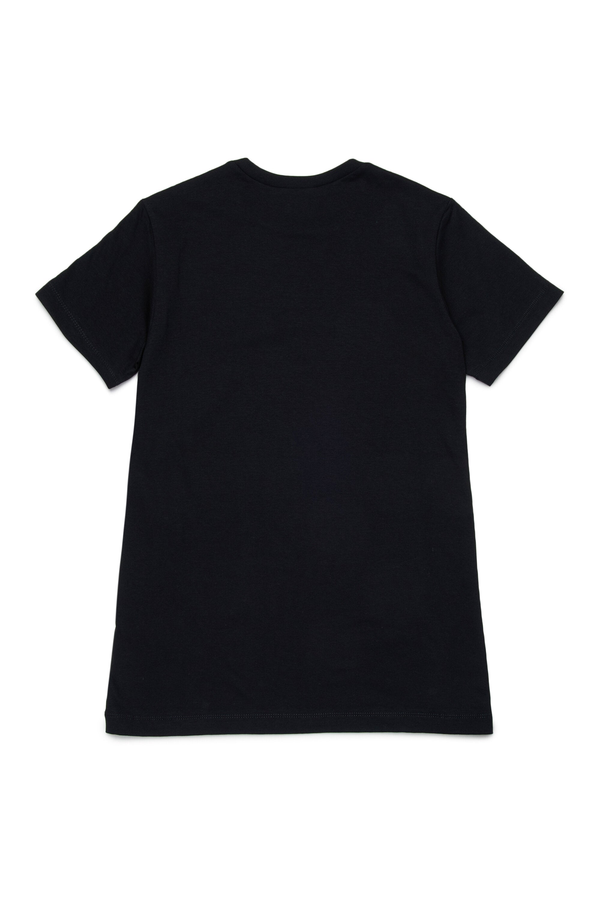 T-shirt oversize con logo sul davanti