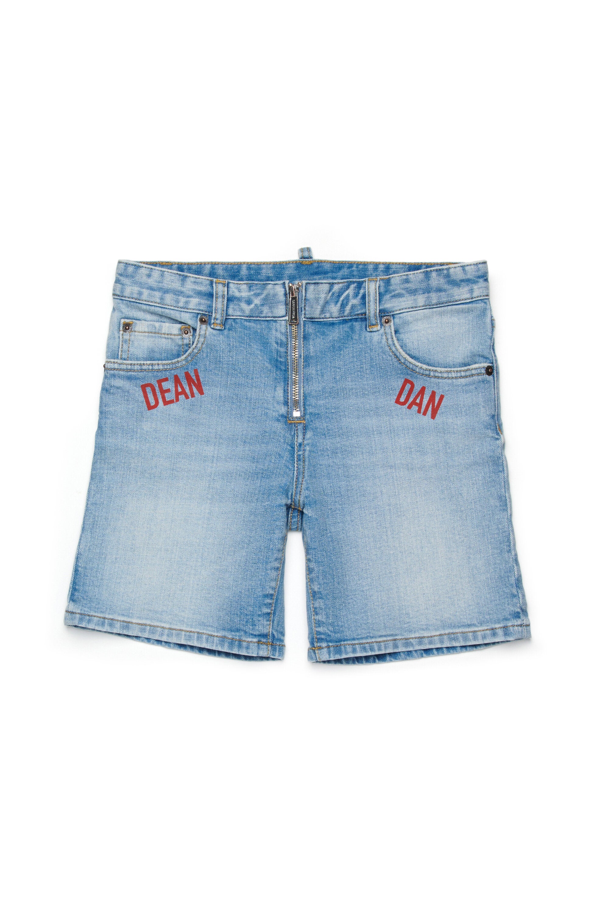 Short en denim bleu clair