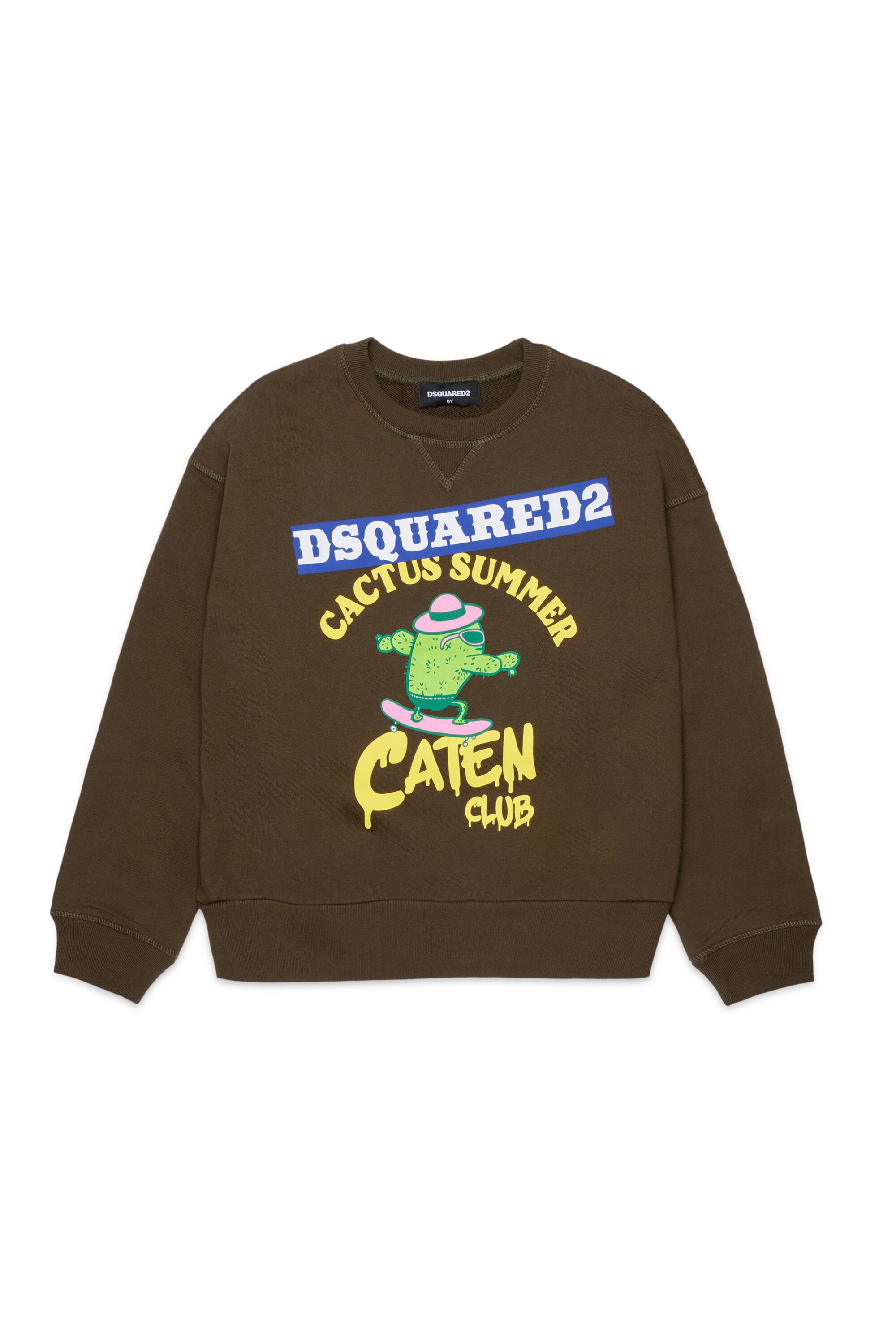 Crewneck sweatshirt with printed logo