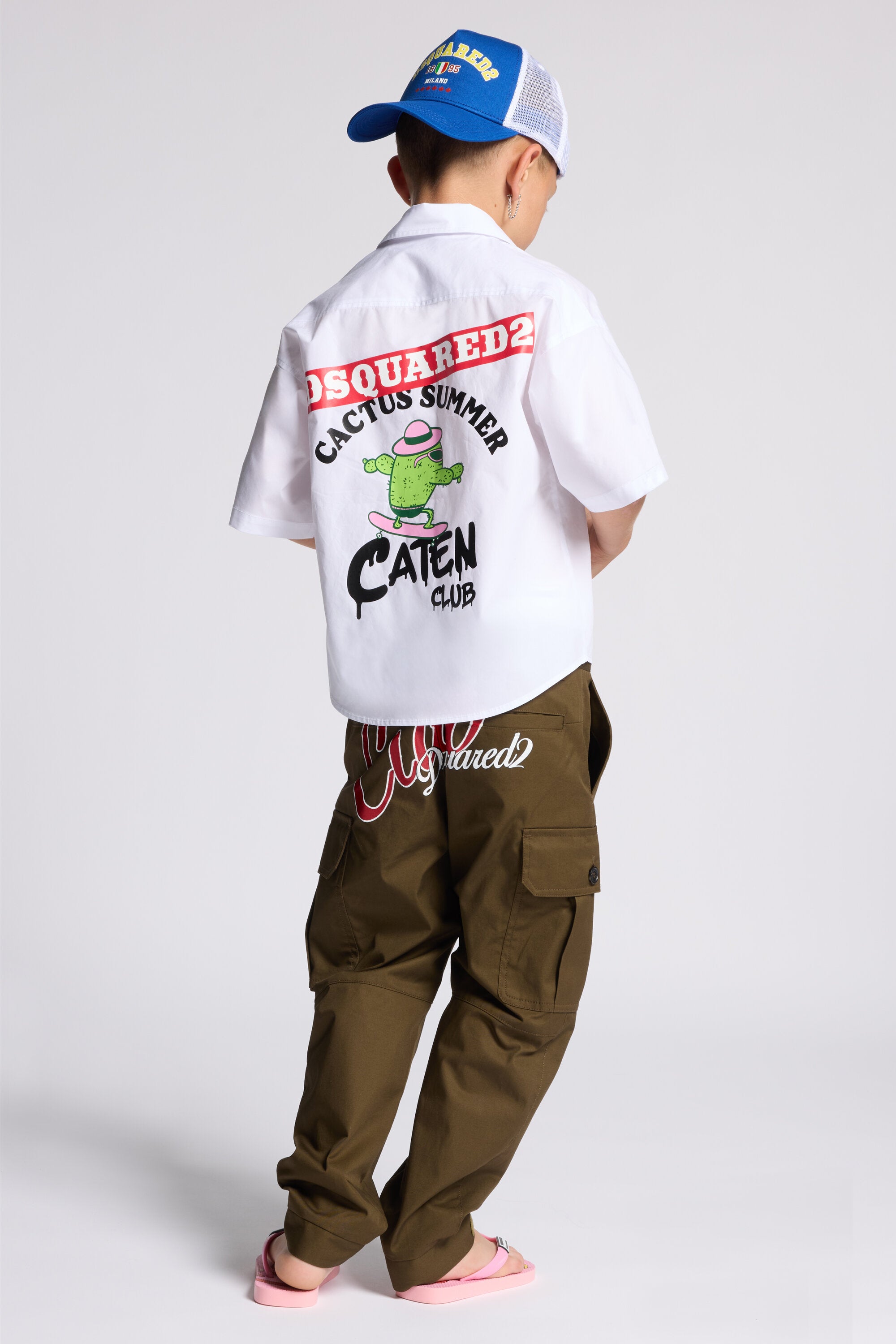 Chemise à manches courtes avec logo