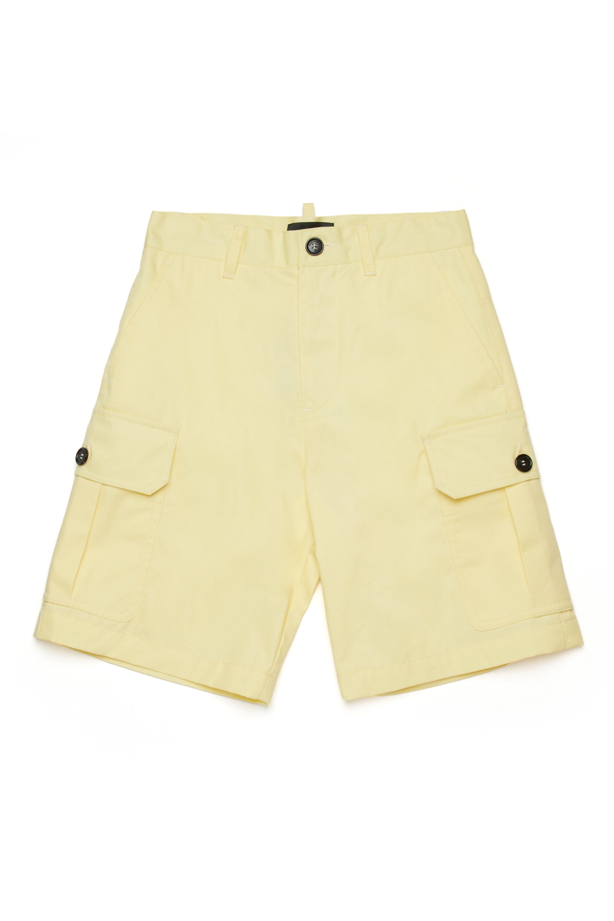 Cargo shorts with printed logo