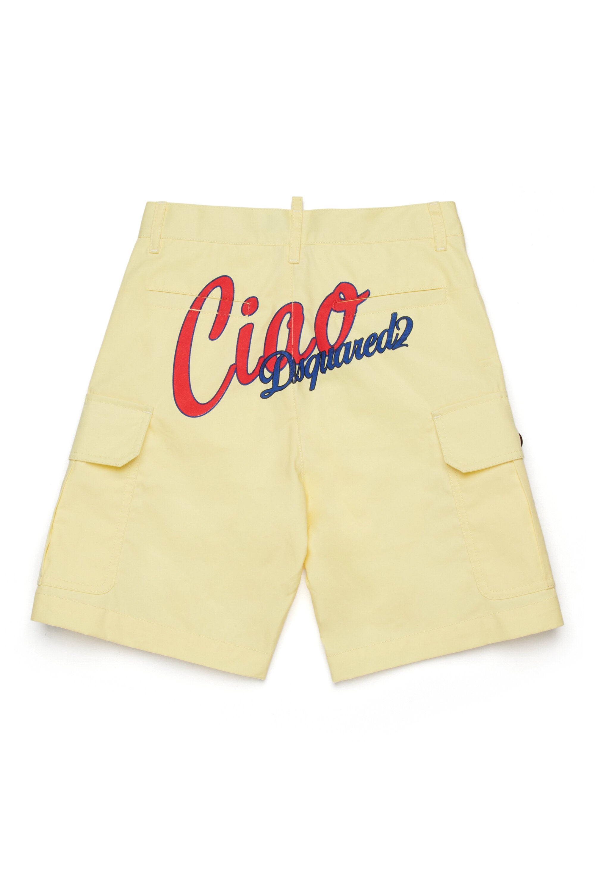 Shorts cargo con logo stampato