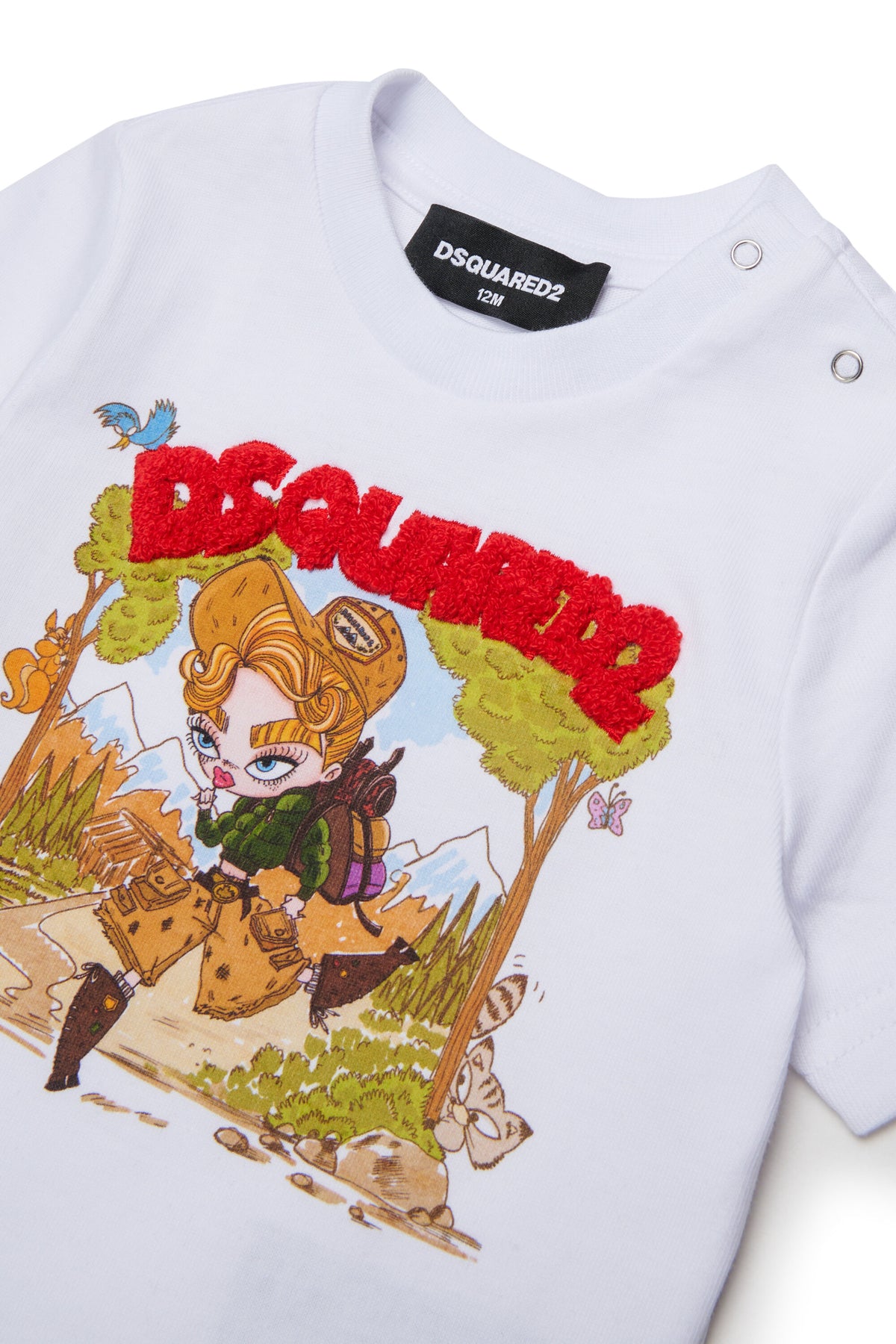 T-Shirt mit Logo und Frontprint