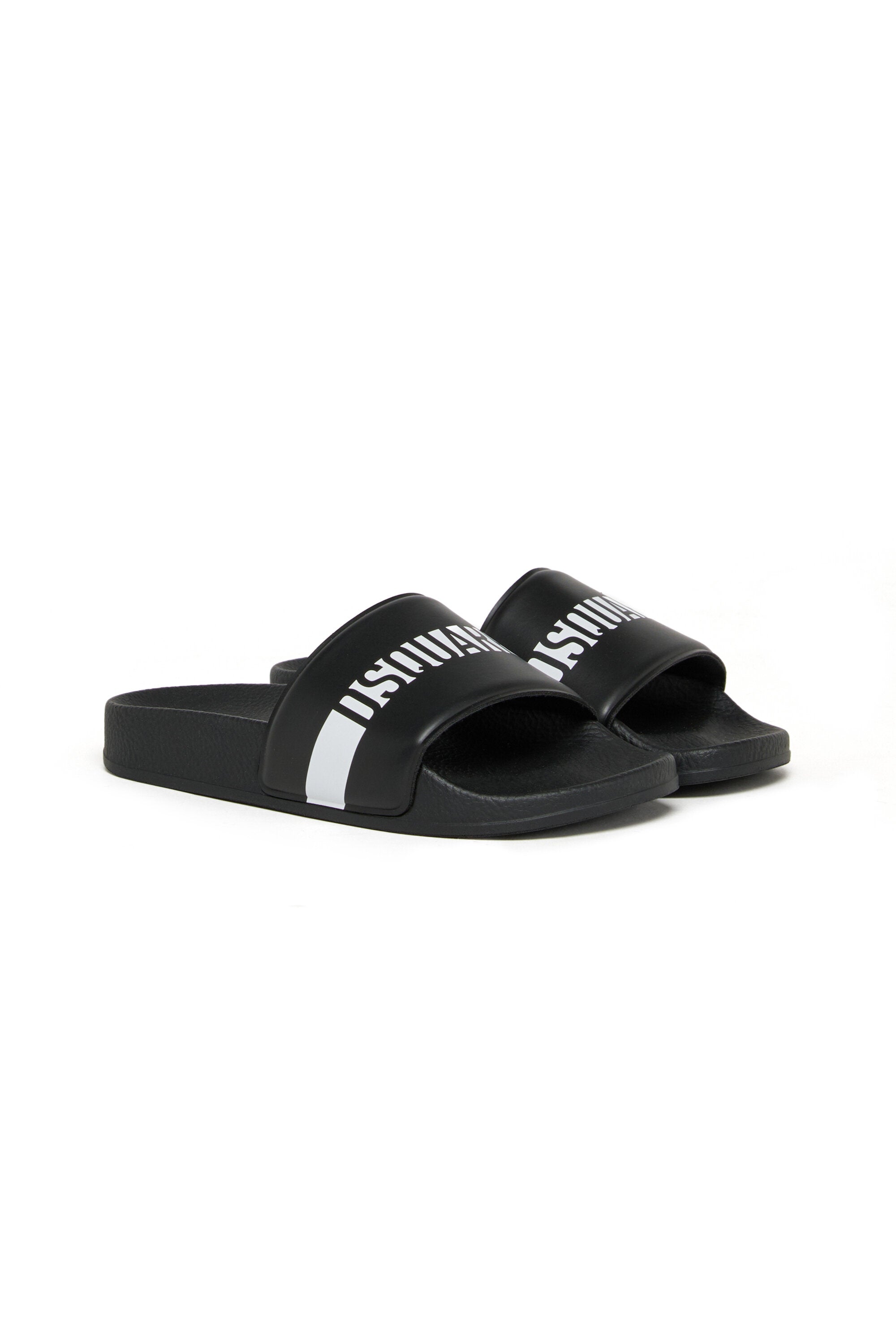 Sandalias tipo slide con logo
