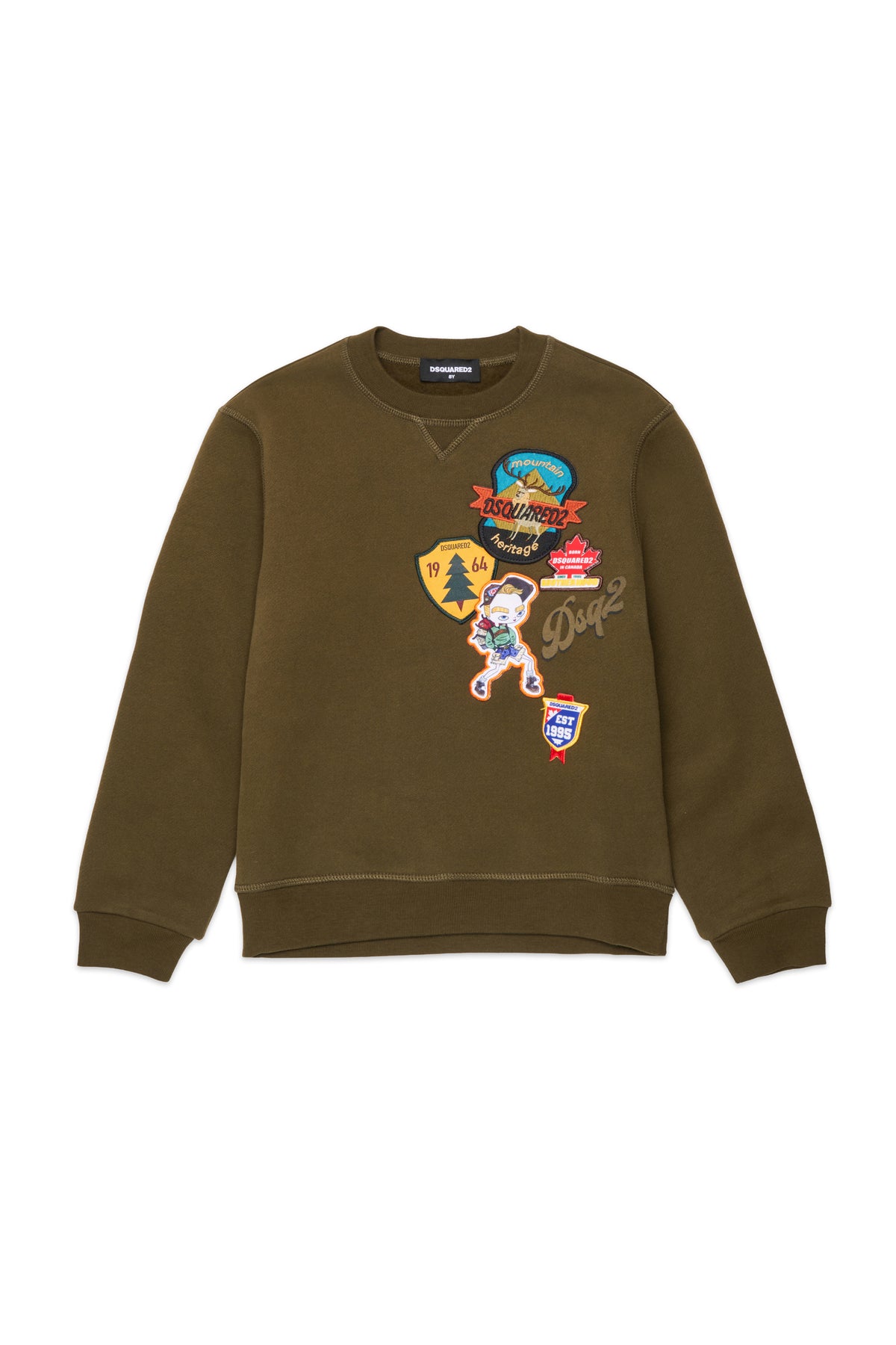 Sweatshirt mit Rundhalsausschnitt und Logo