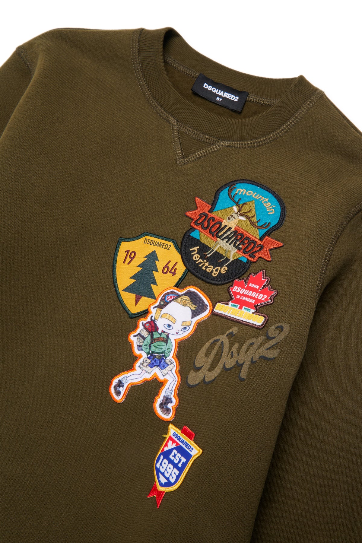 Sweatshirt mit Rundhalsausschnitt und Logo