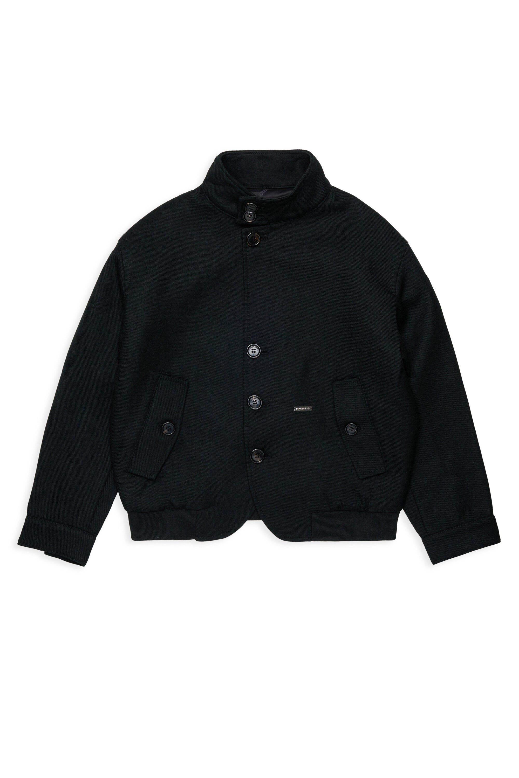 Short jacket with logo