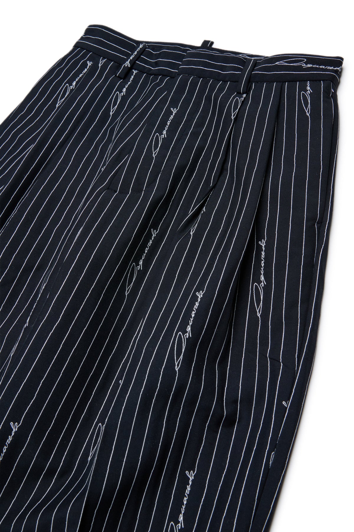 Pantaloni formali gessati a righe