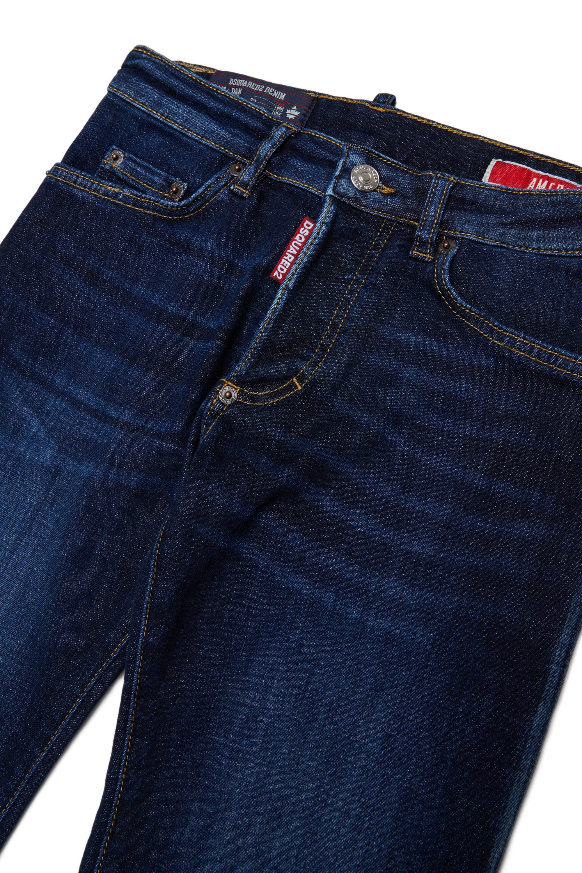 Jeans in Regular-Passform, dunkelblau - American