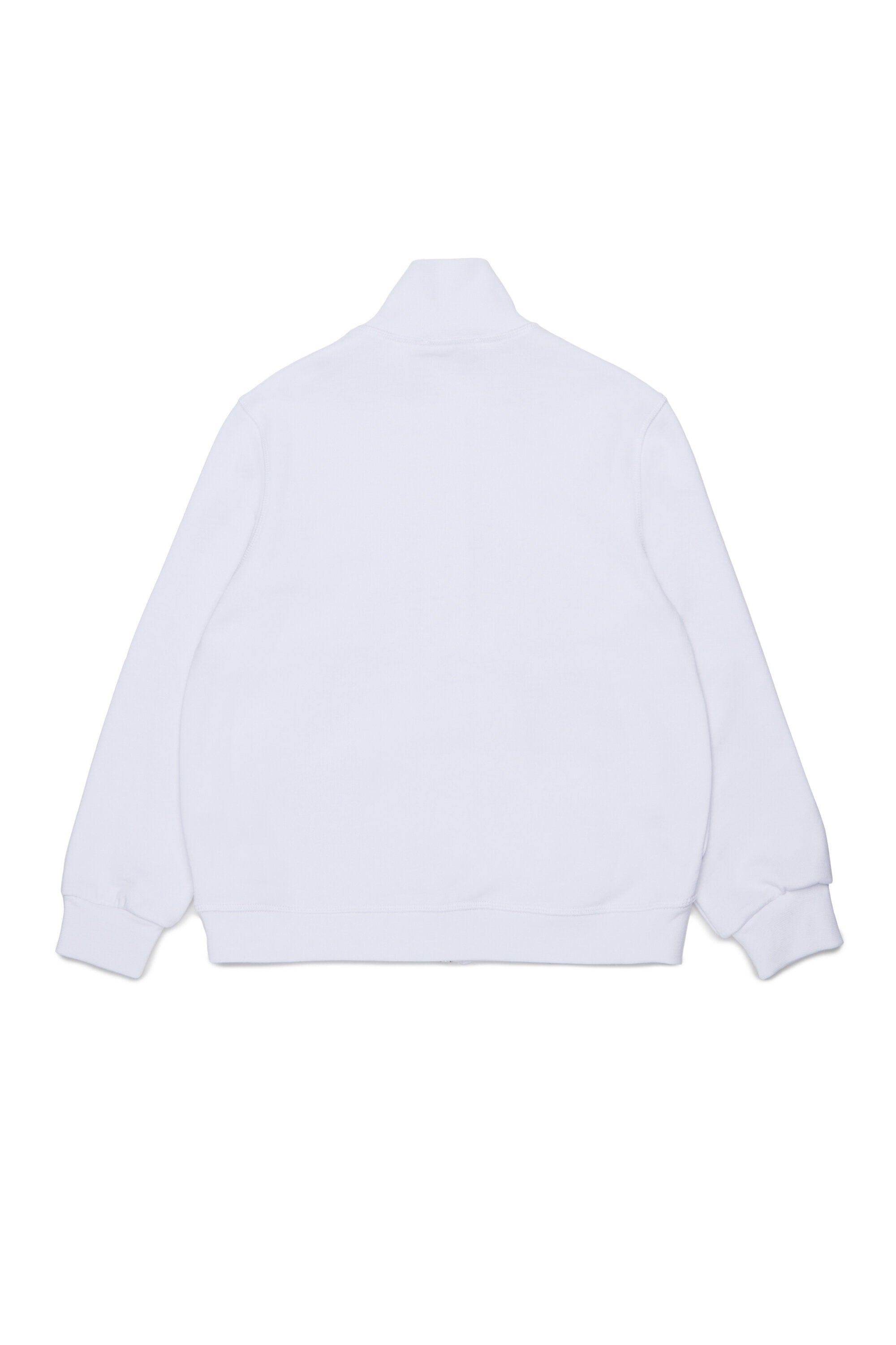 Sweatshirt mit durchgehendem Reißverschluss und Logo