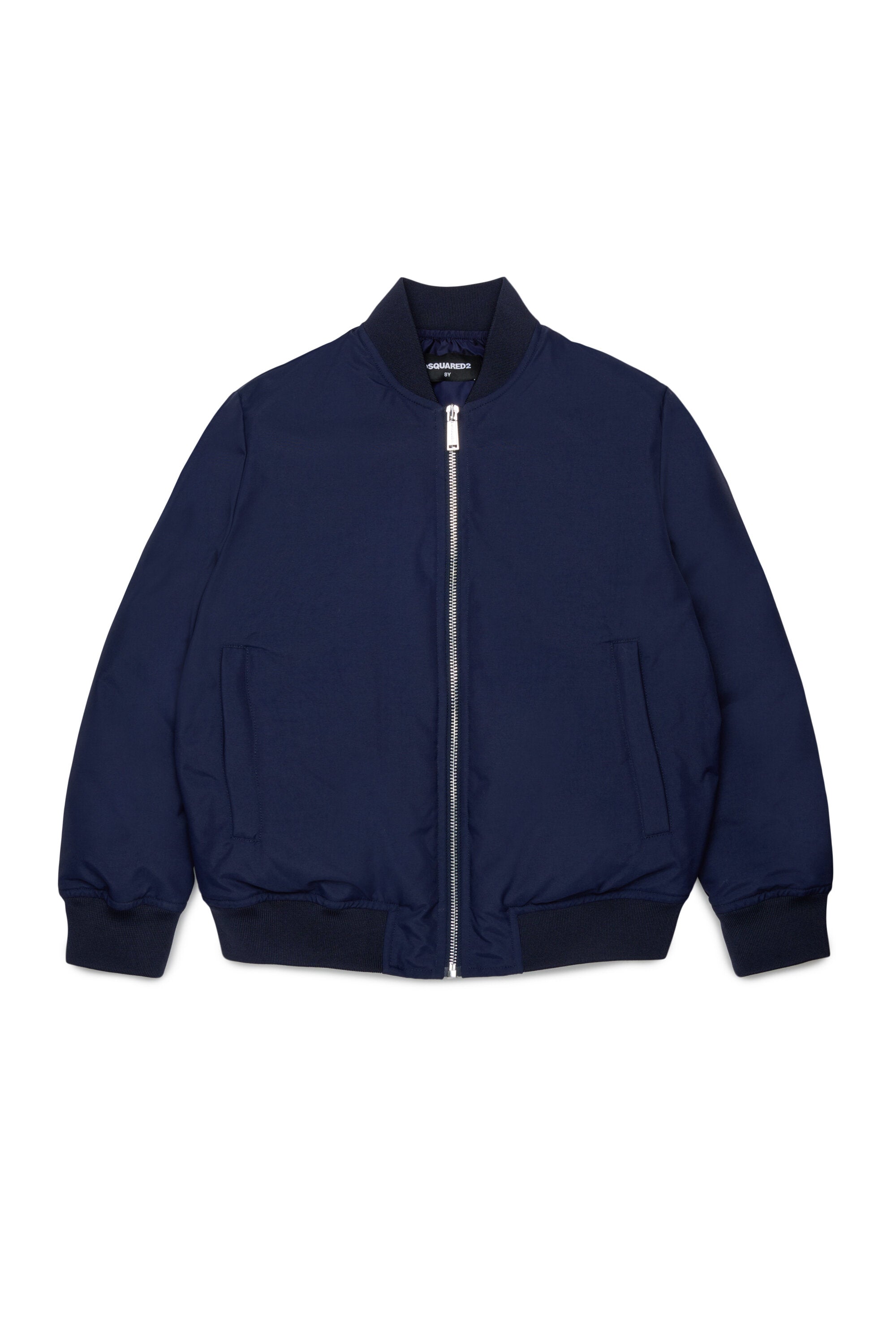 Chaqueta acolchada con logo estampado