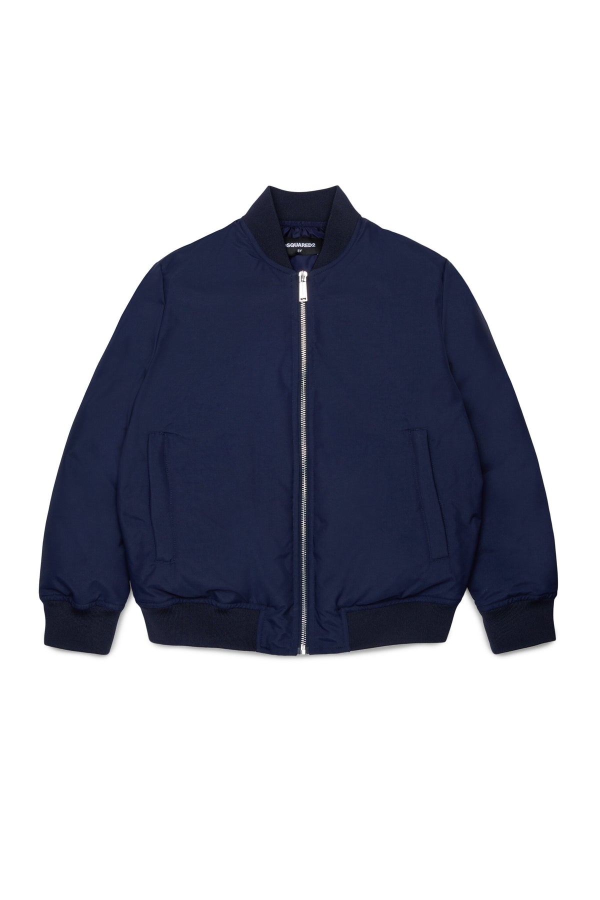 Chaqueta acolchada con logo estampado