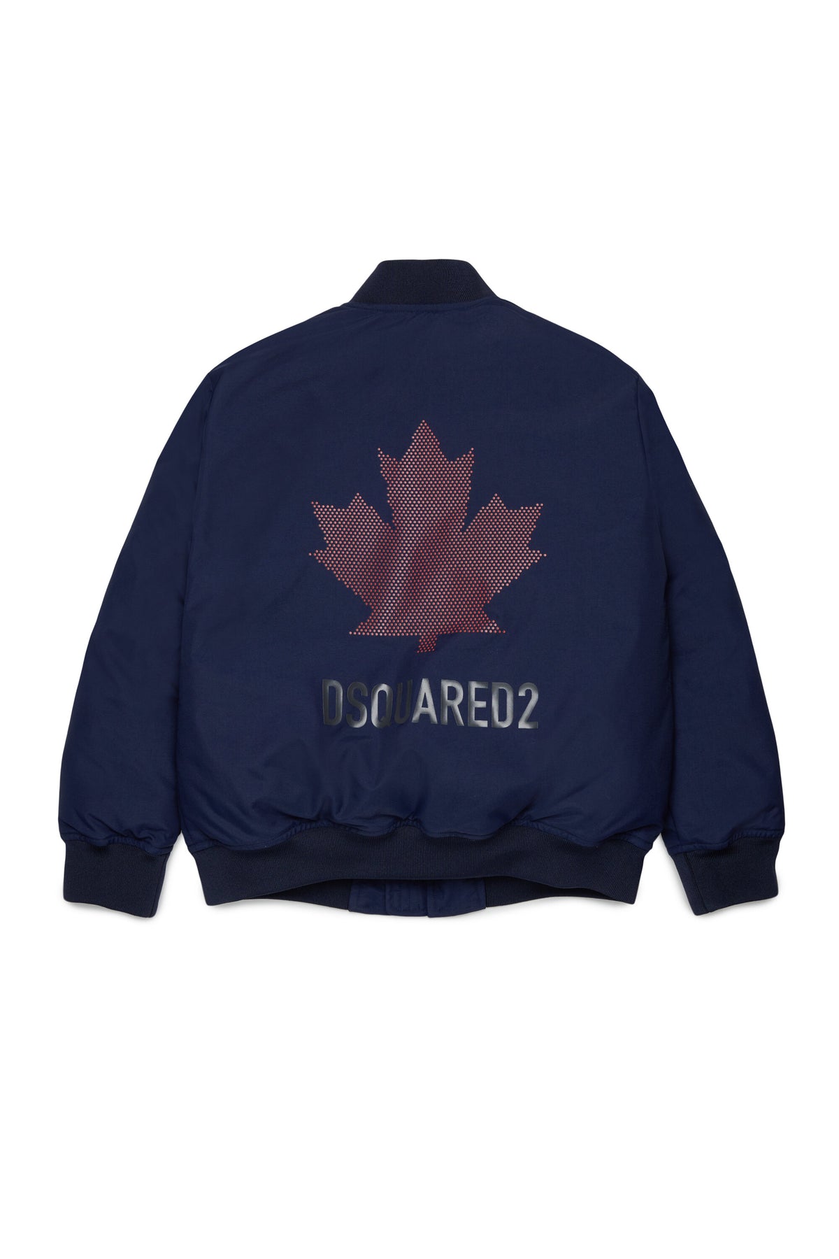 Gefütterte Jacke mit aufgedrucktem Logo