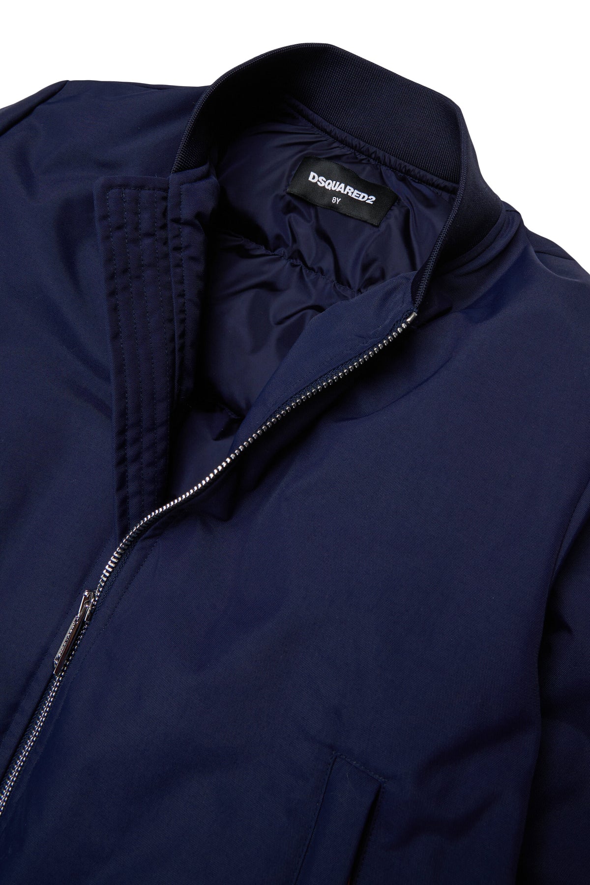 Chaqueta acolchada con logo estampado