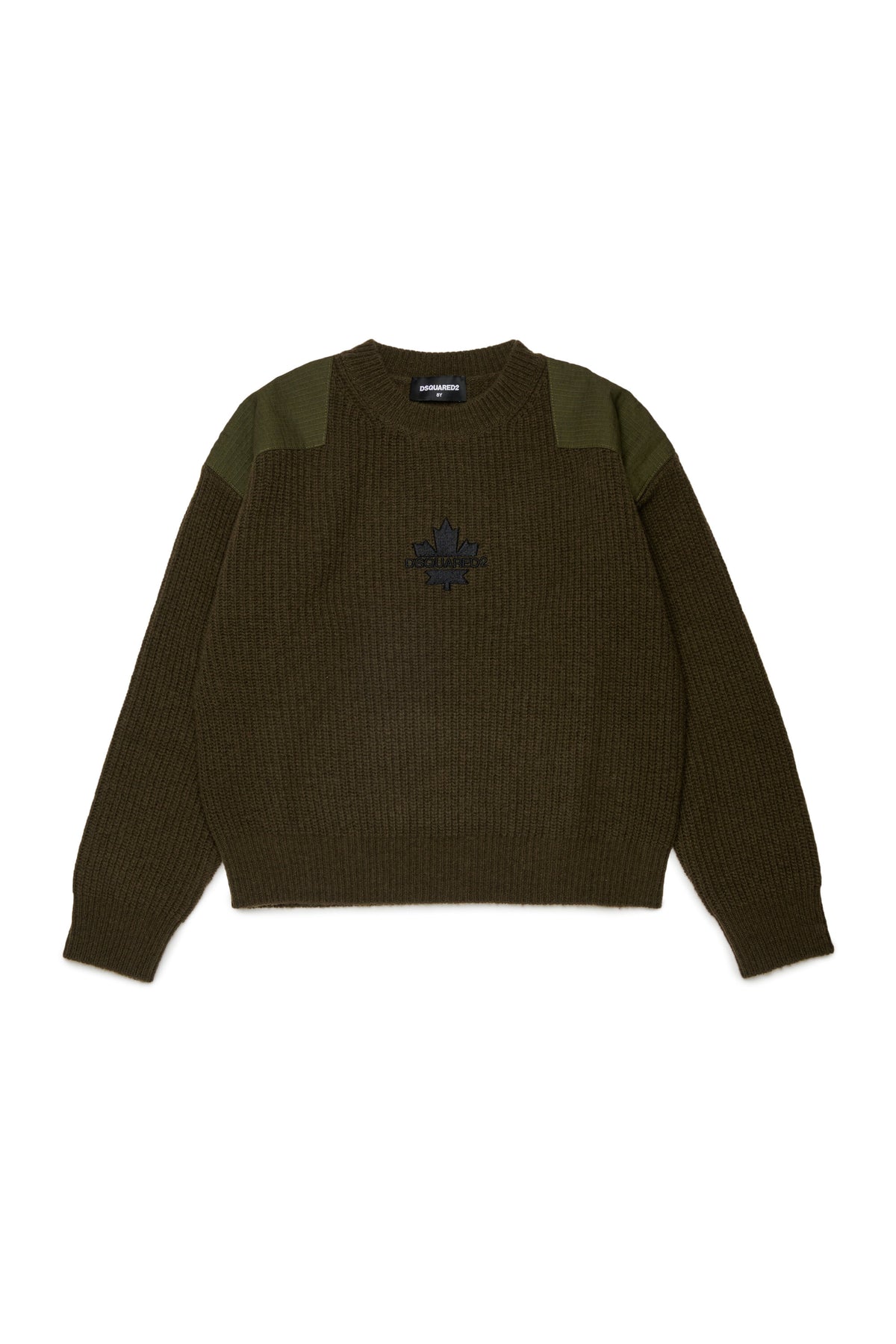 Crew-neck pullover with logo