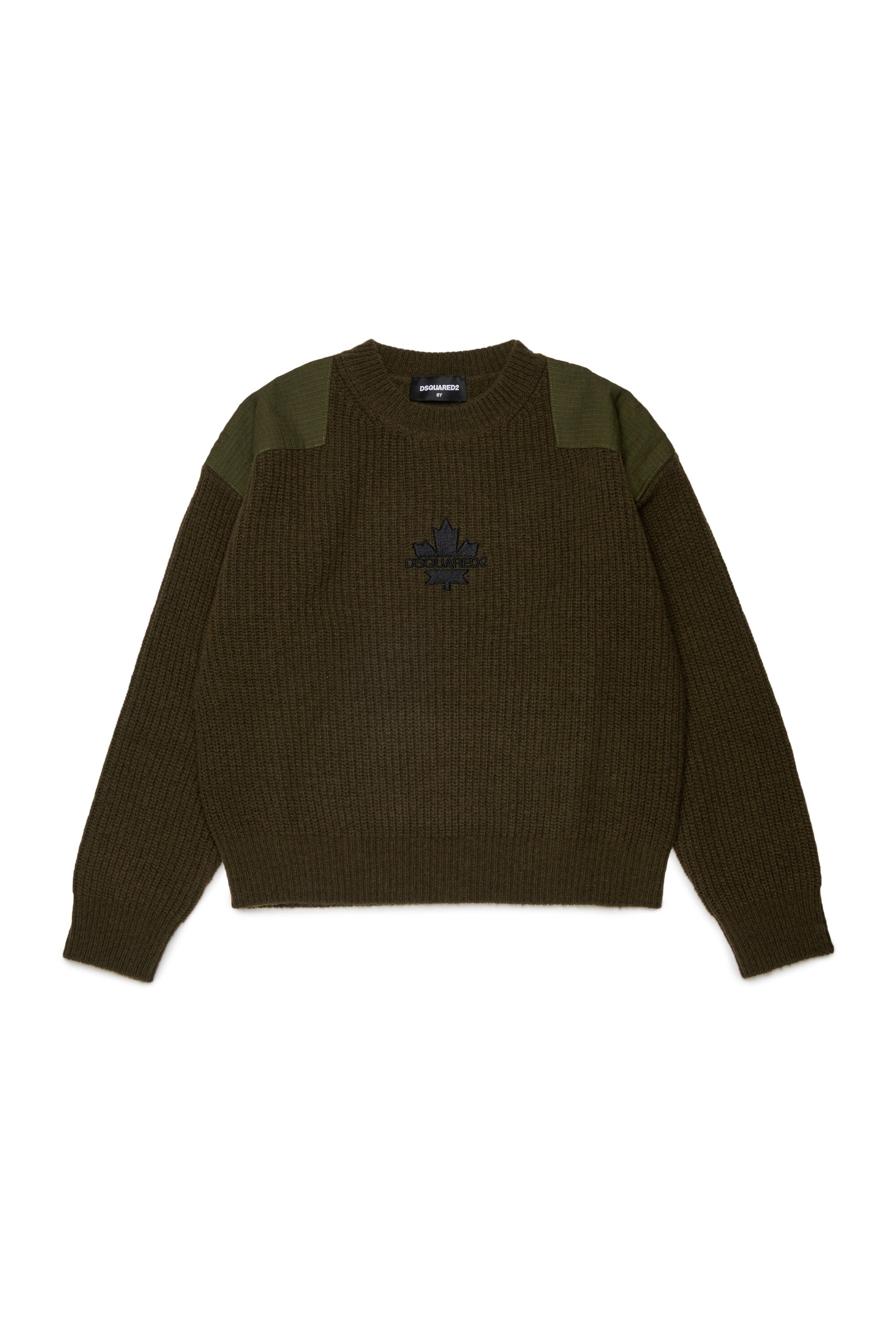 Pullover girocollo con logo