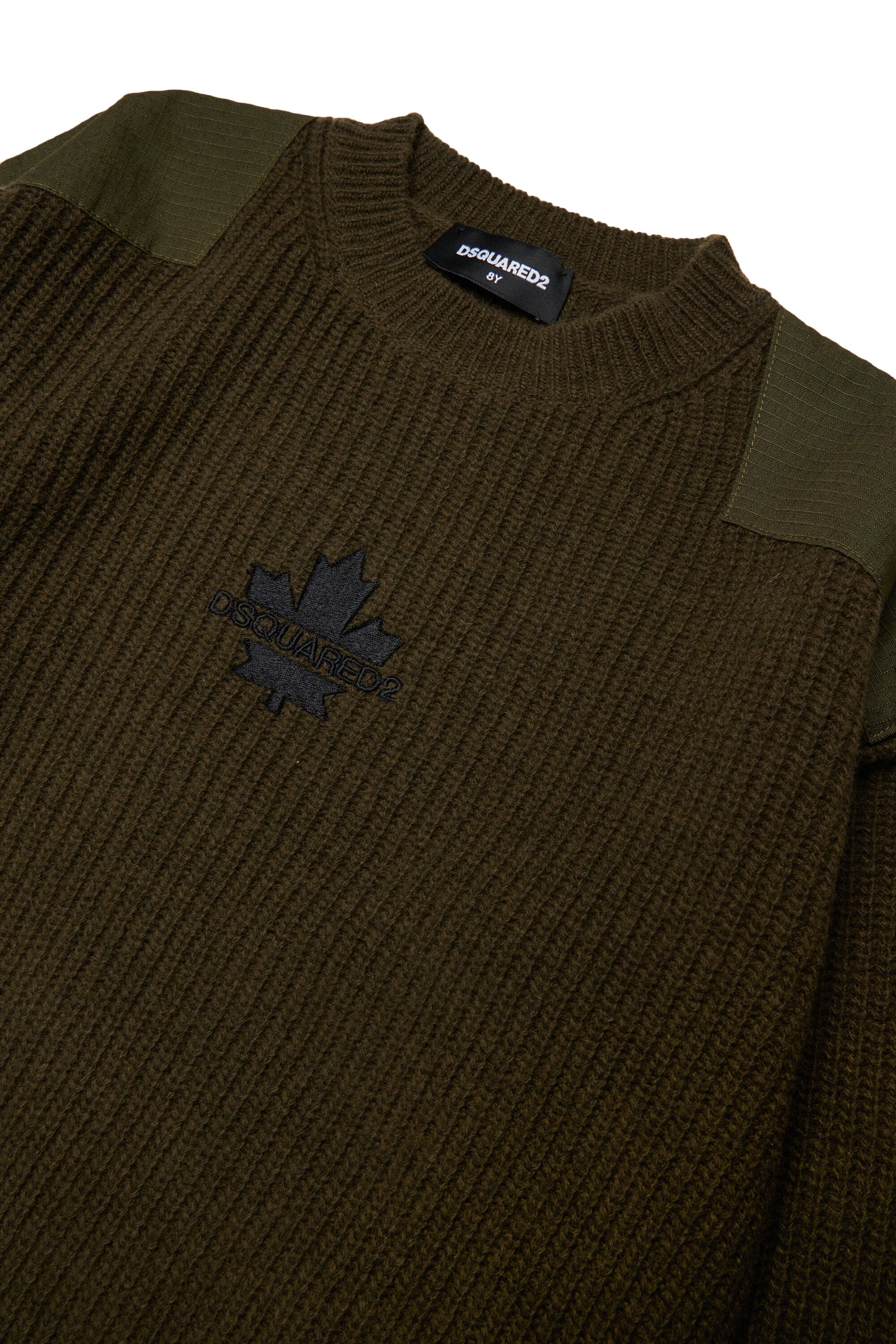 Pullover girocollo con logo