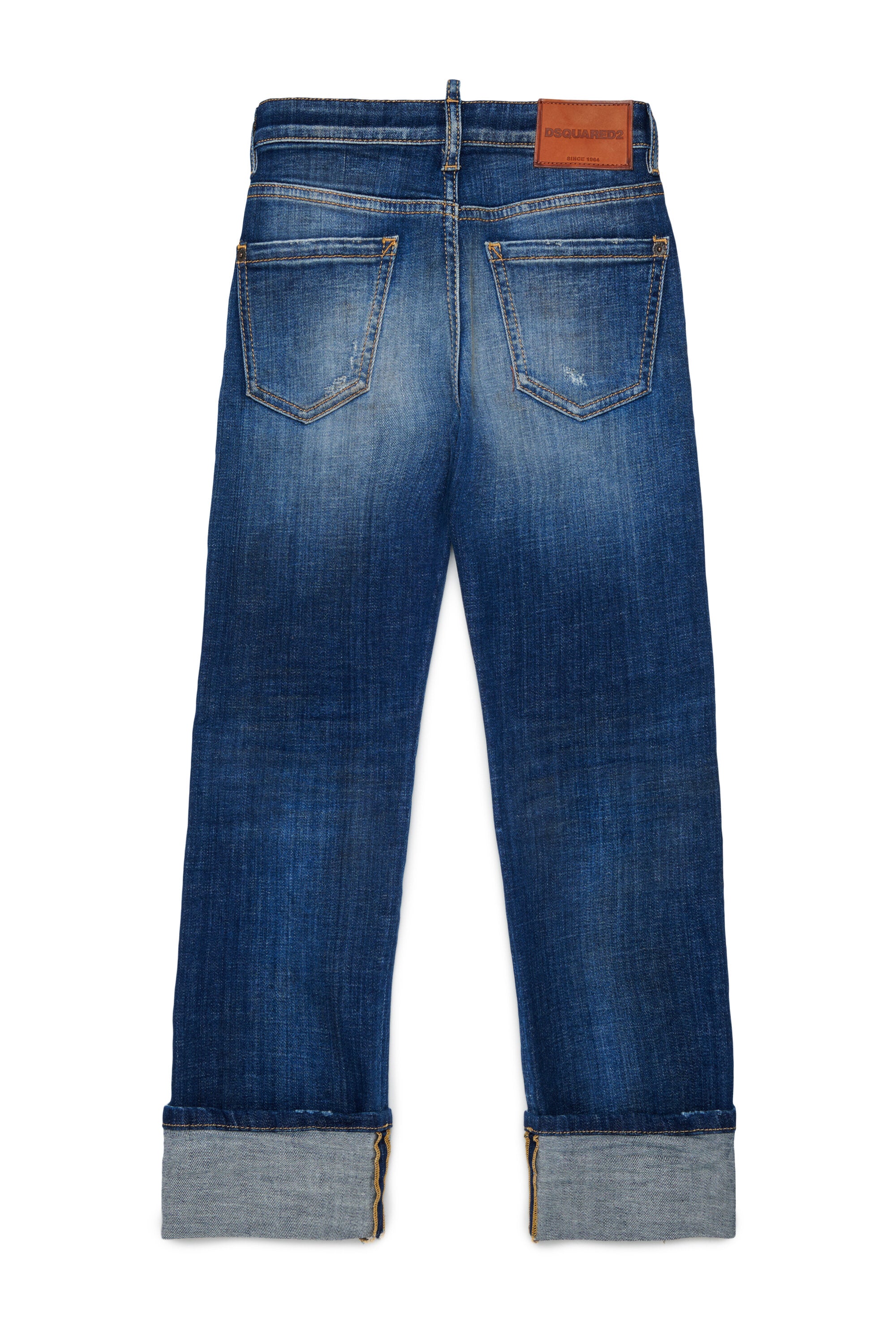 Jeans Straight-Passform in mittelblauer Waschung - Tomboy