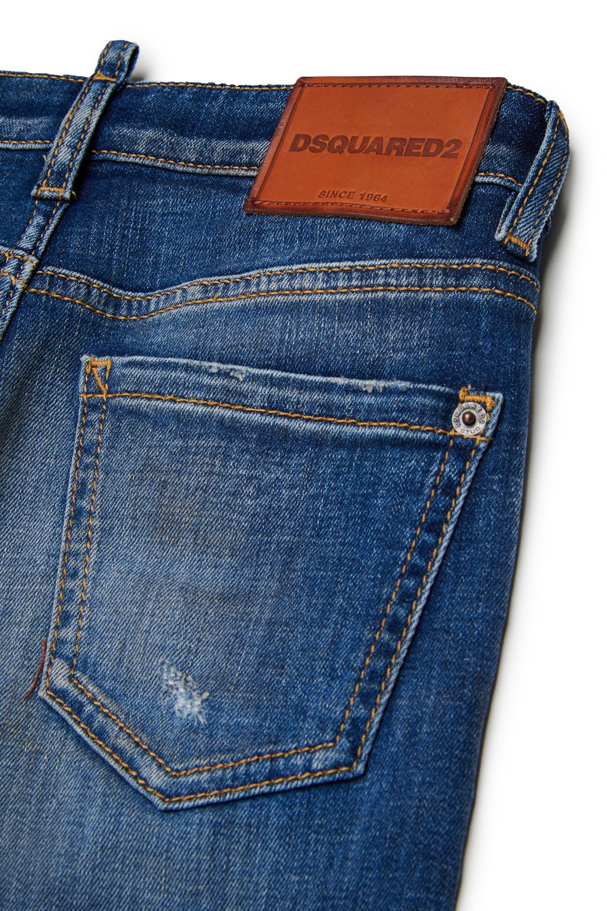 Jeans corte recto lavado azul medio - Tomboy