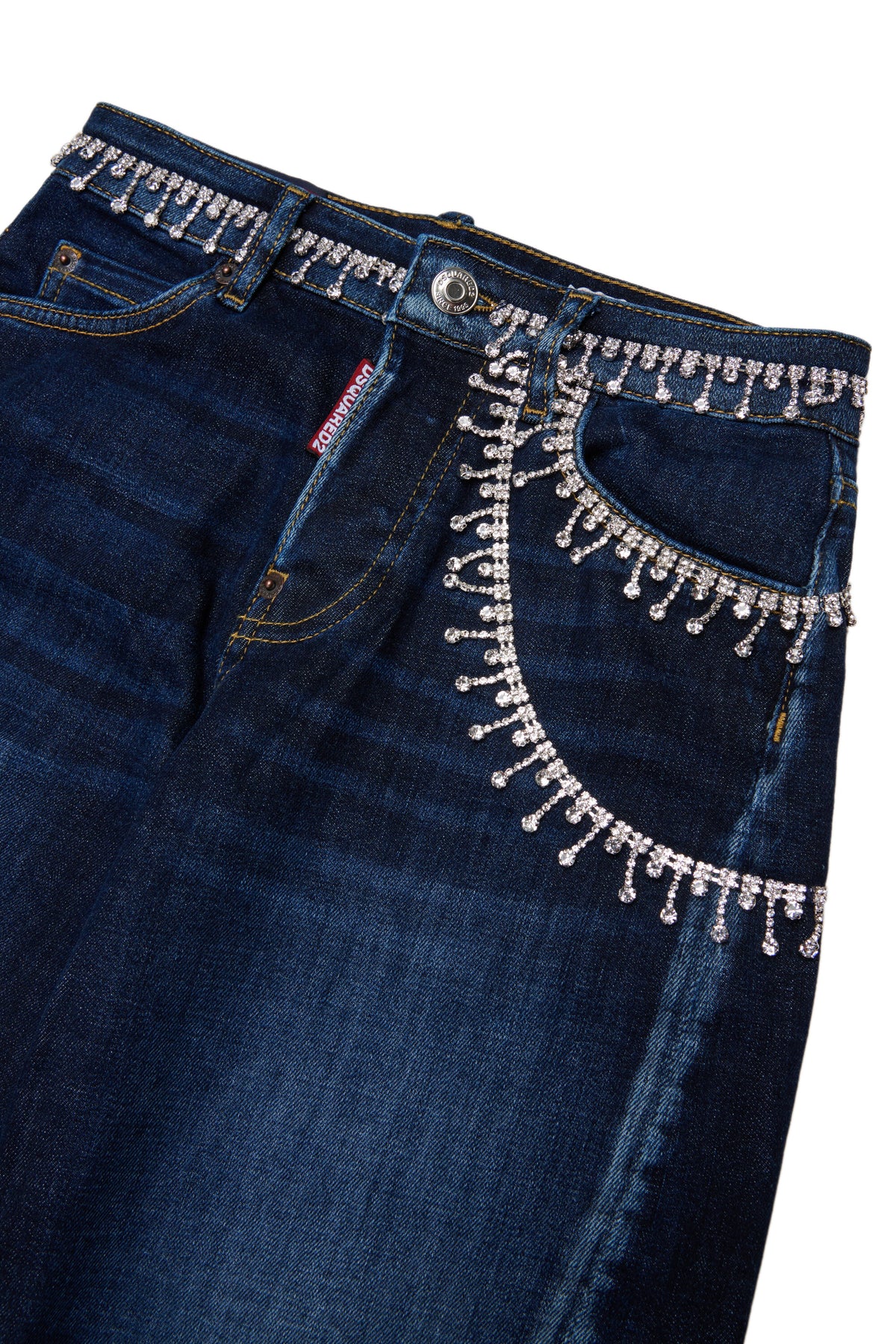 Relaxed-Passform Jeans mit Schmuckapplikationen - Loose Twist