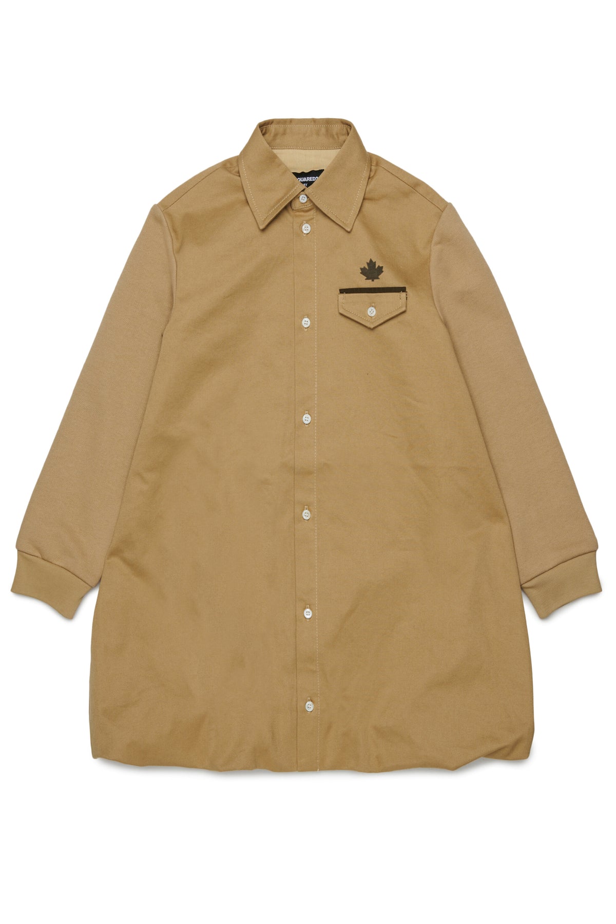 Abito camicia con logo