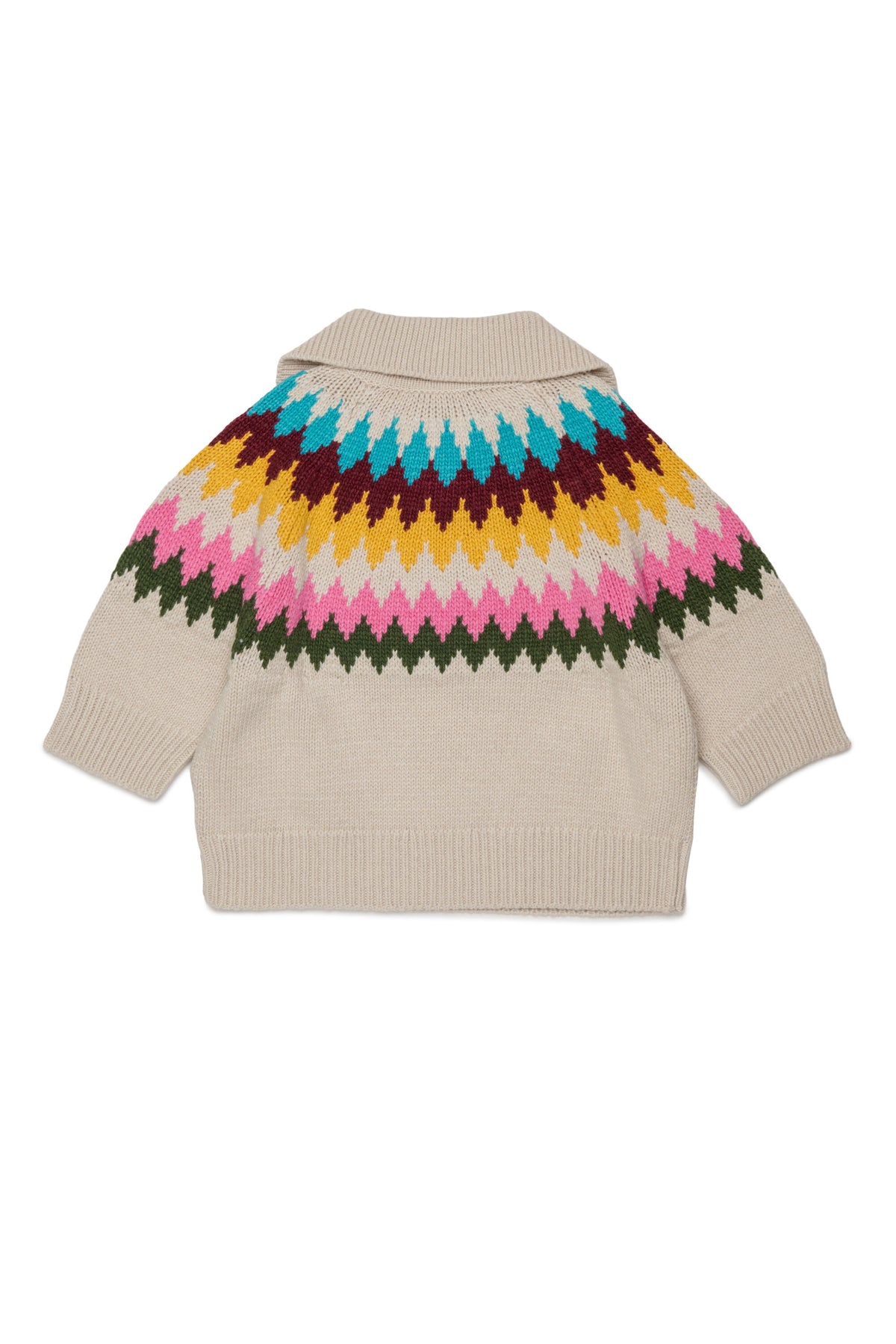 Pull jacquard avec logo
