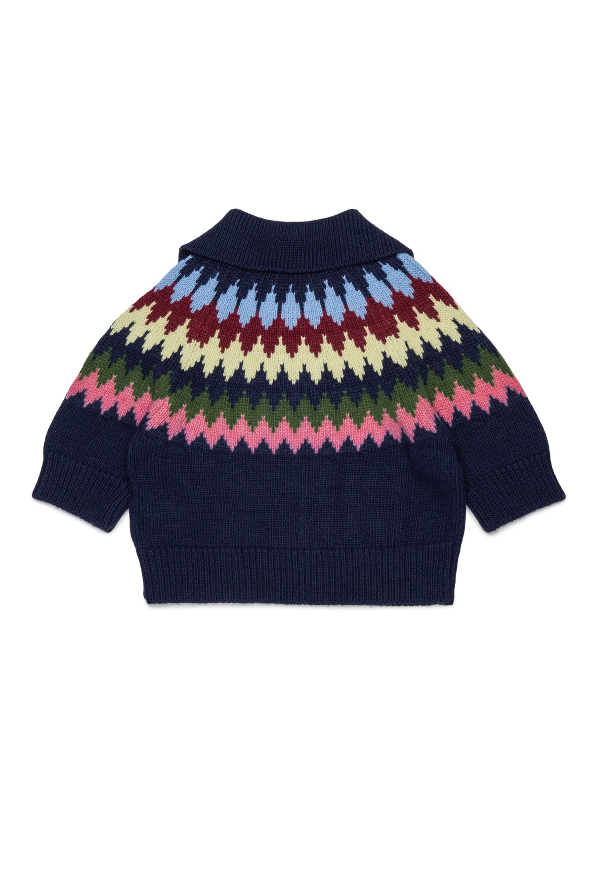 Pull jacquard avec logo