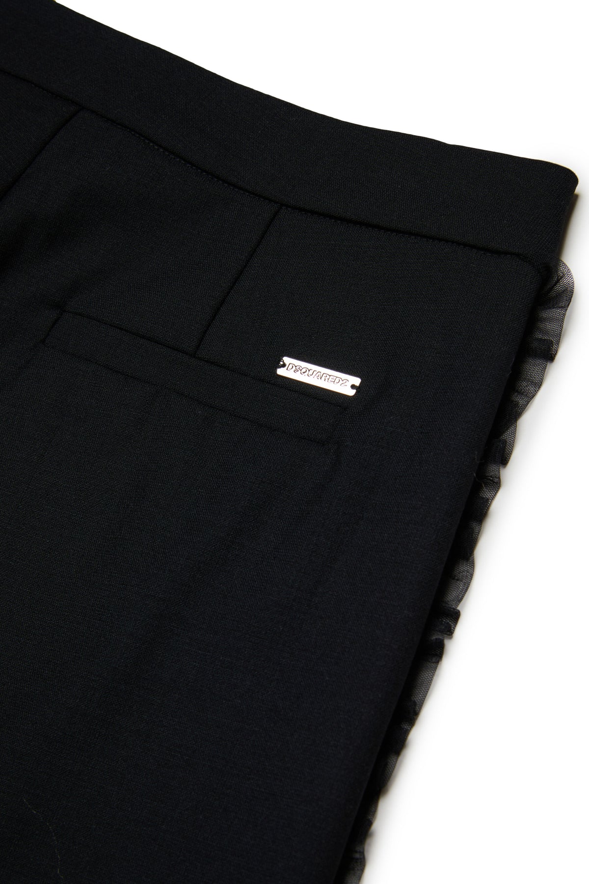 Formelle Hose mit Plissee-Einsätzen