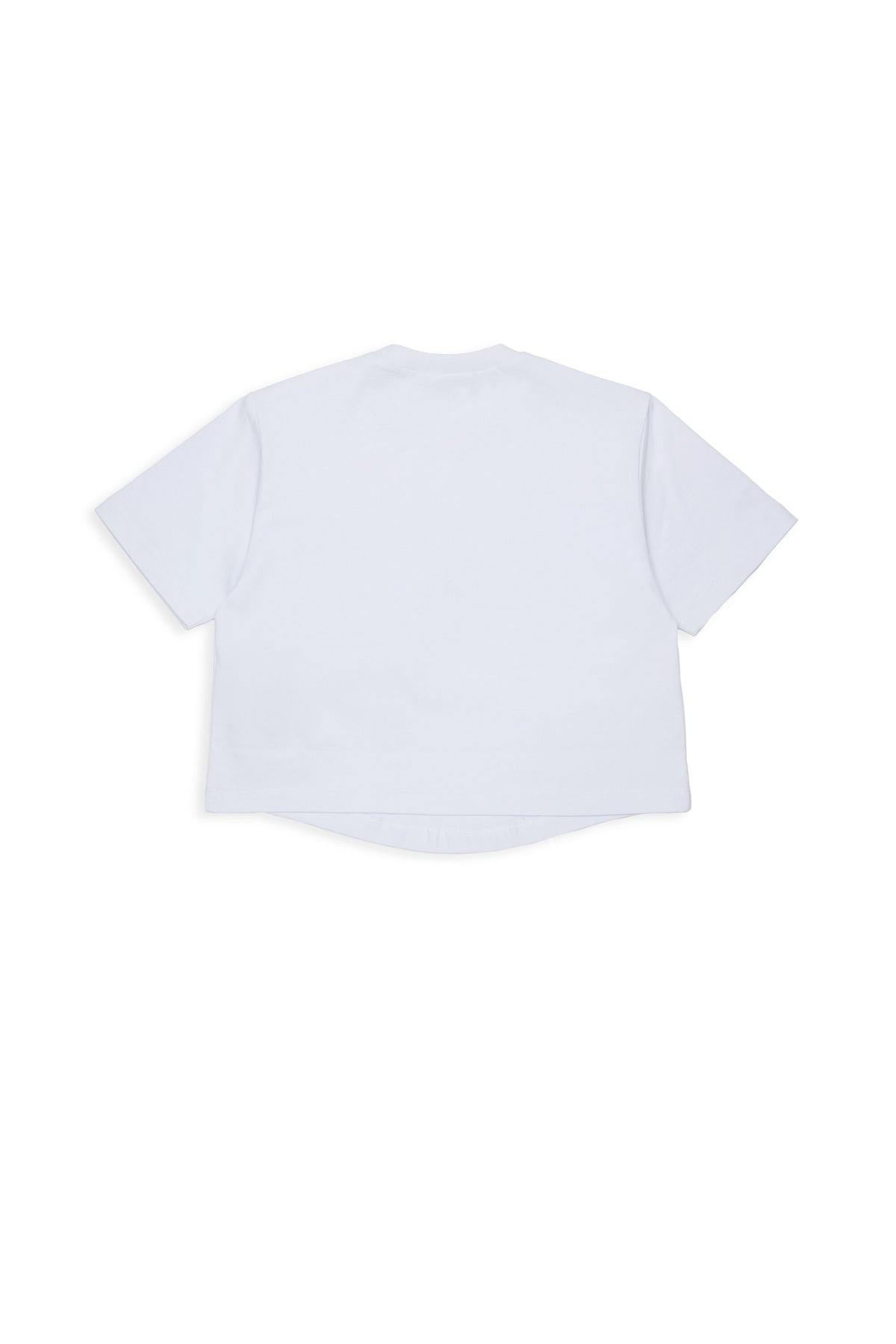 T-shirt con tasca applicata e logo