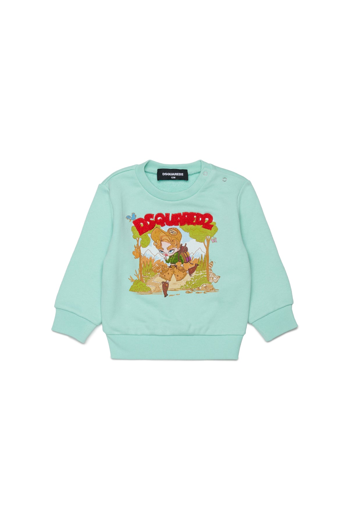 Sweat-shirt col rond avec logo