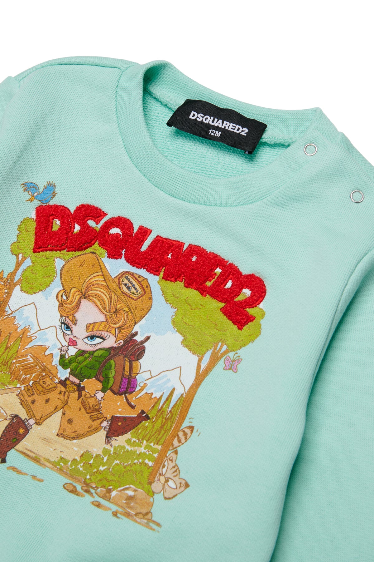 Sweatshirt mit Rundhalsausschnitt und Logo