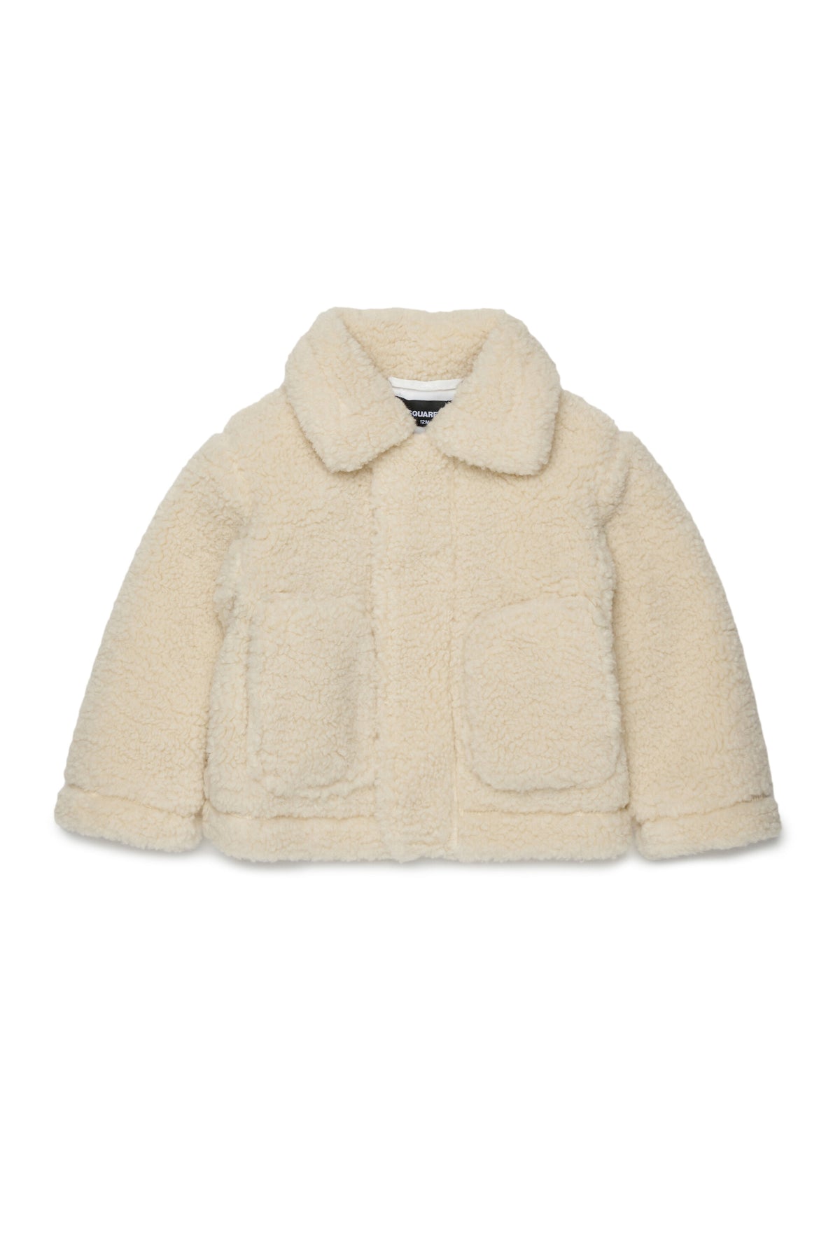 Veste teddy avec logo imprimé