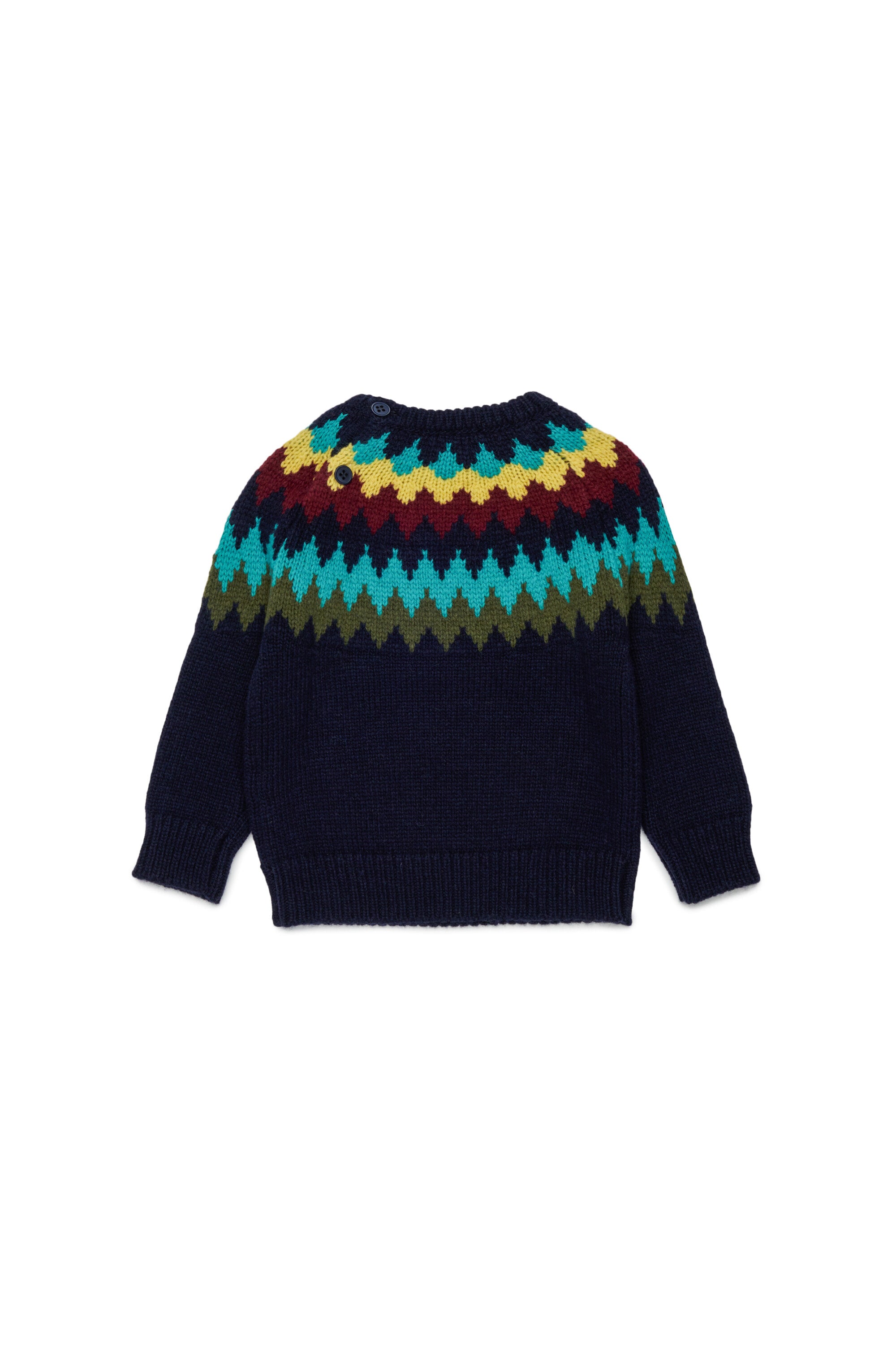 Rundhals-Pullover mit Logo