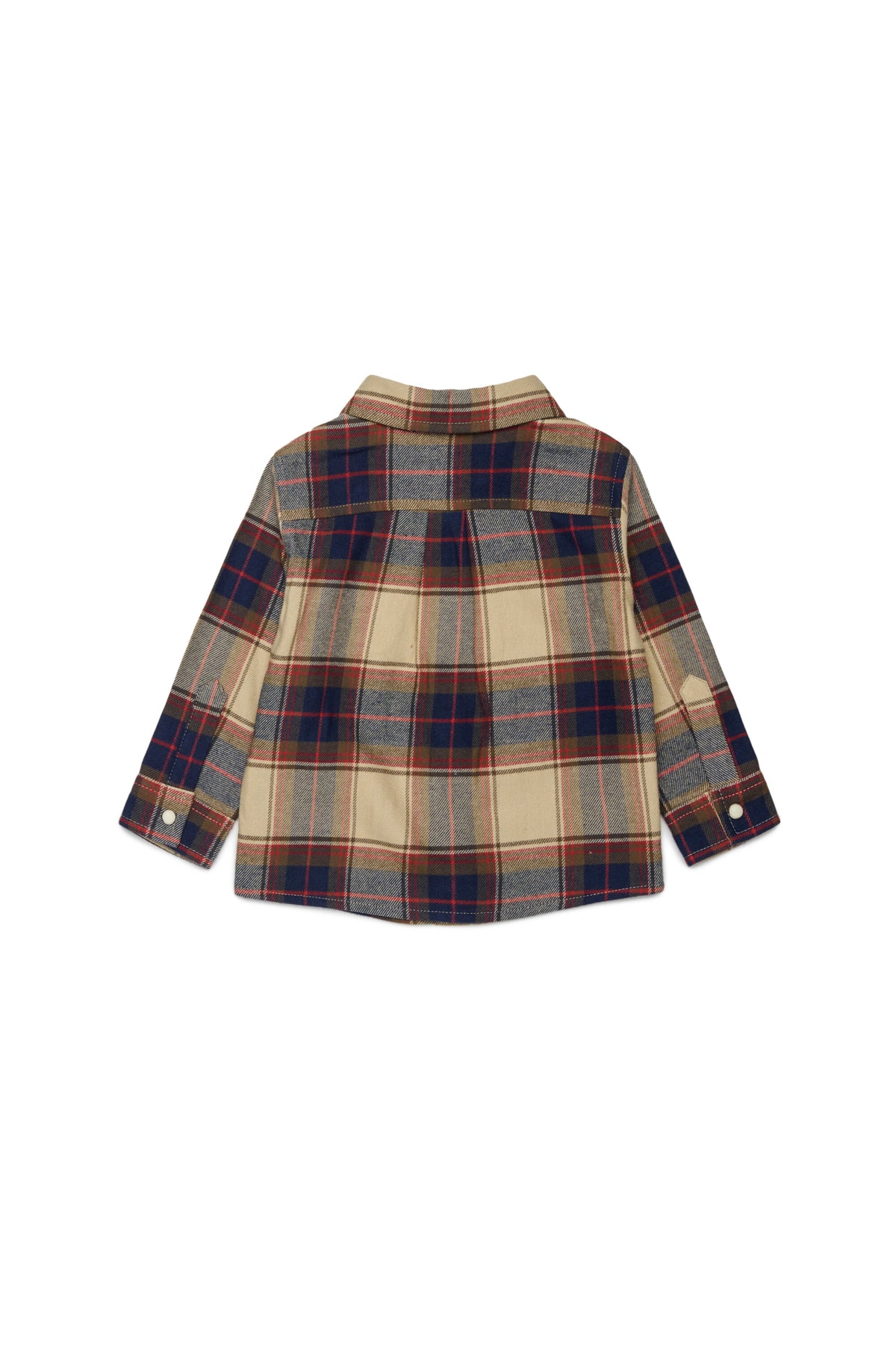 Camisa de cuadros con logo