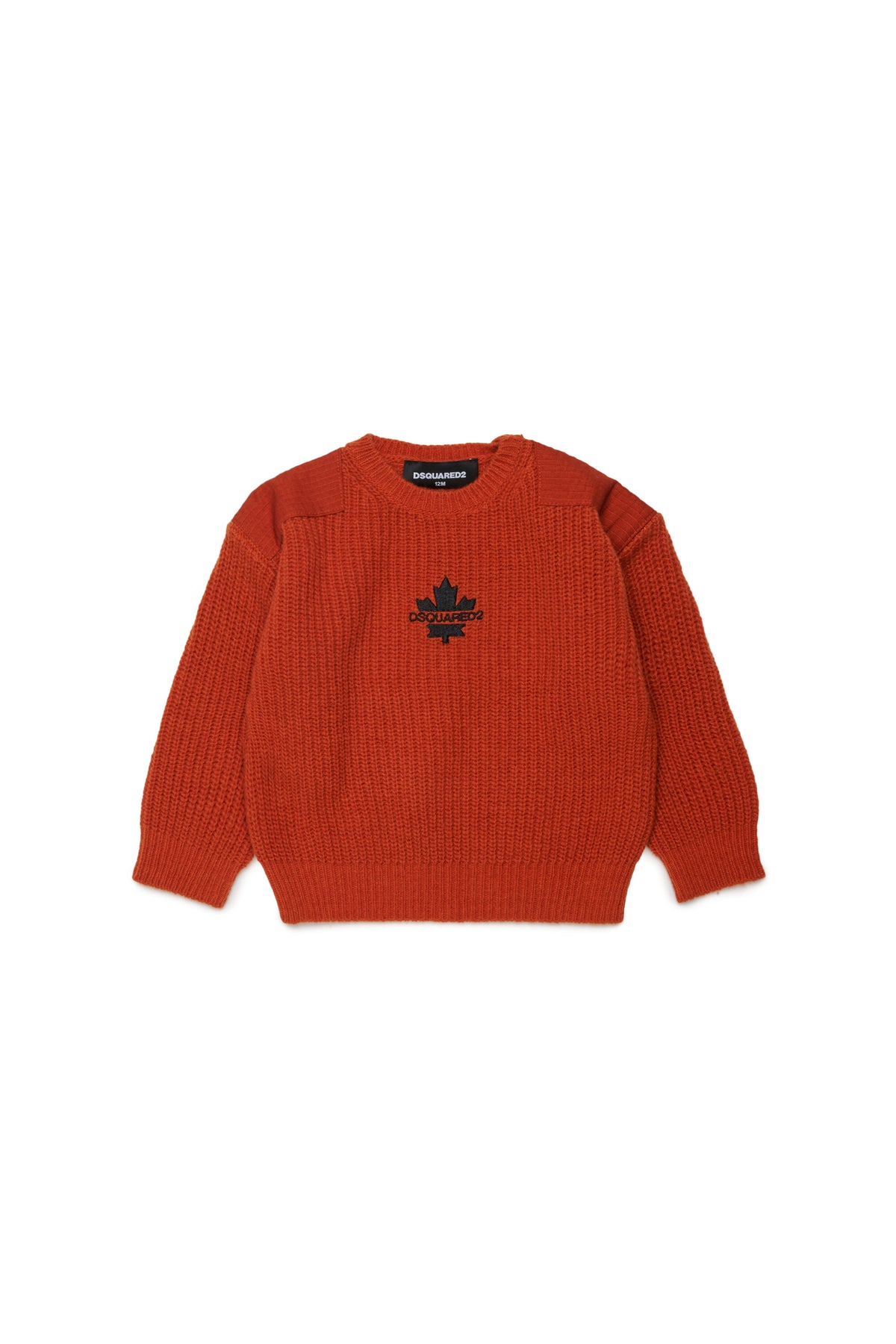 Rundhals-Pullover mit Logo