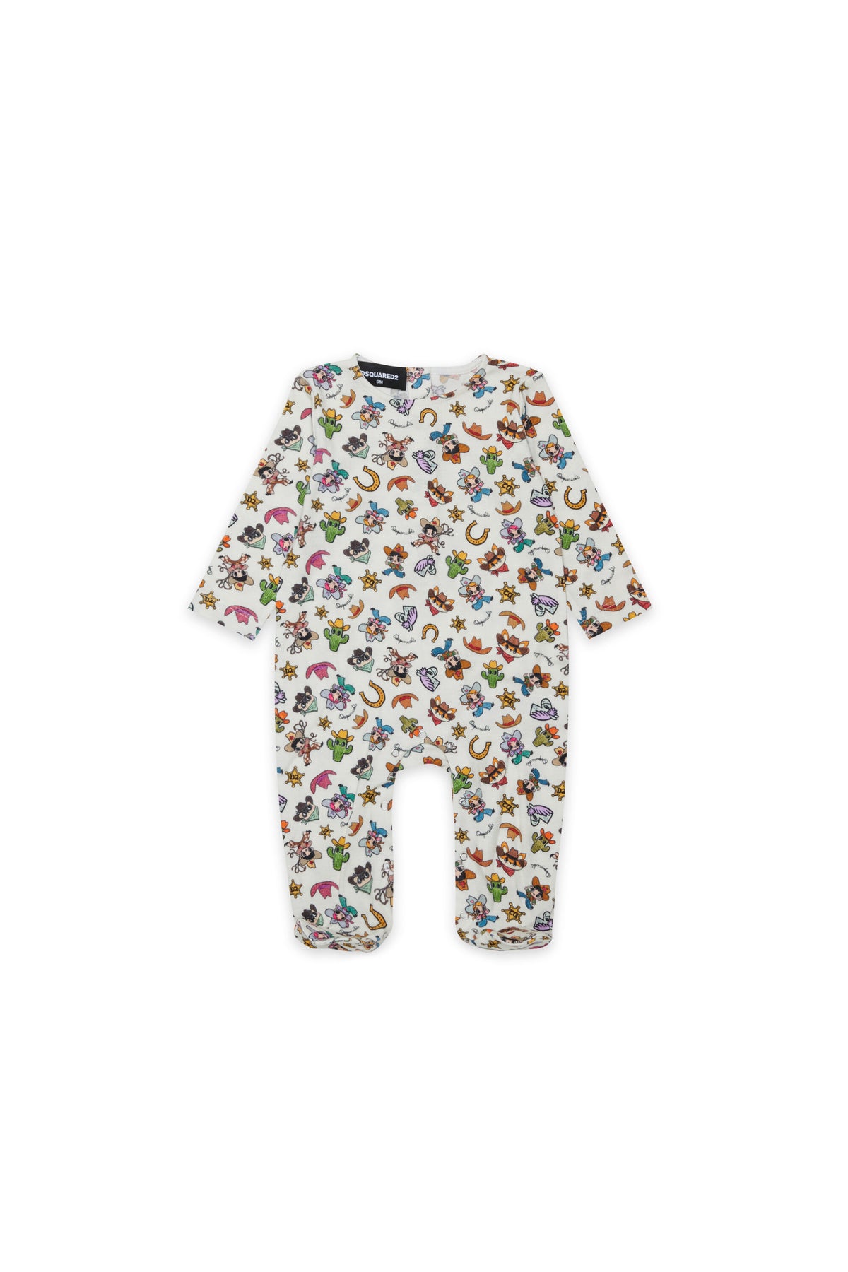 Tuta fantasia western multicolore