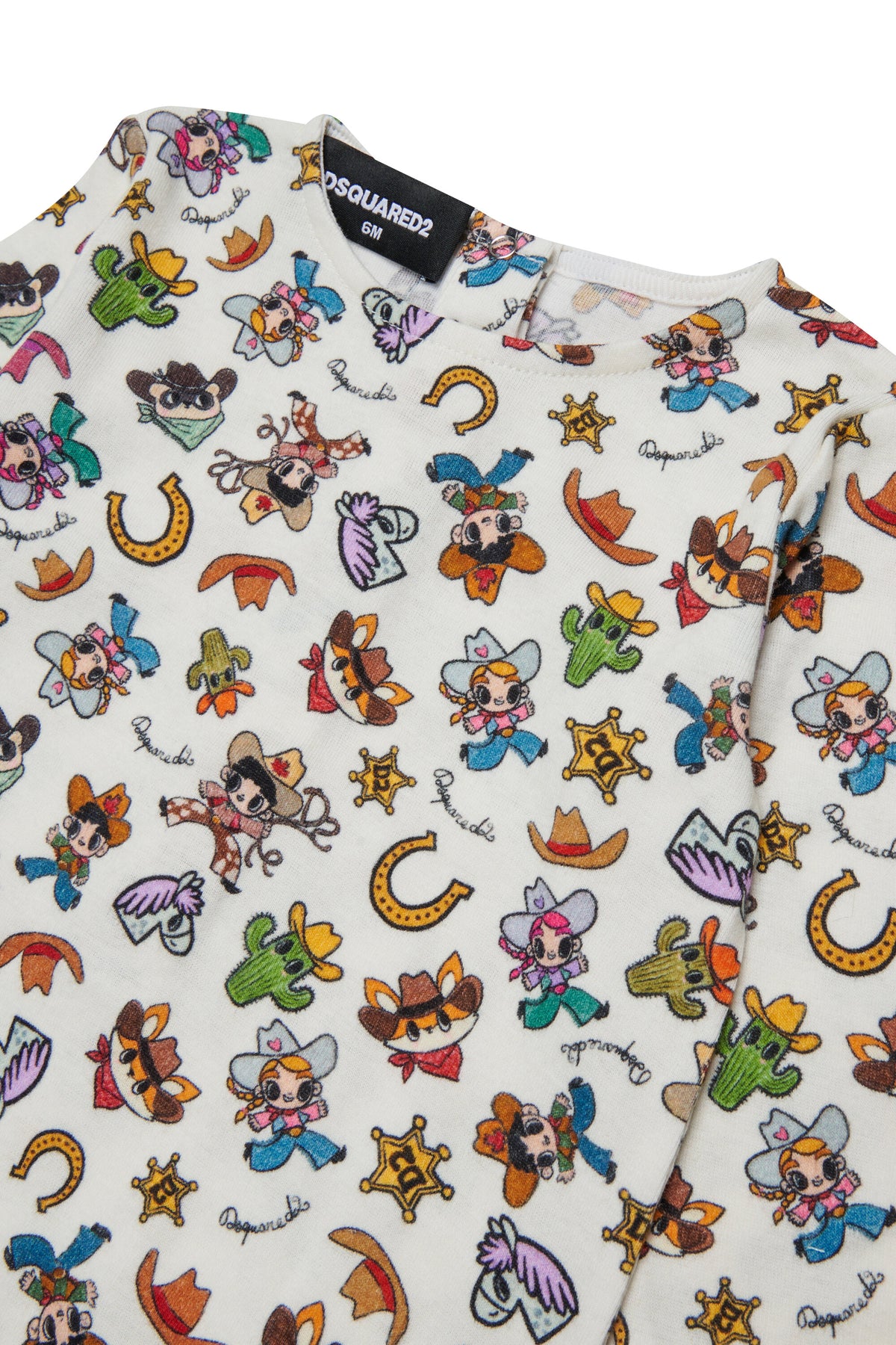 Tuta fantasia western multicolore