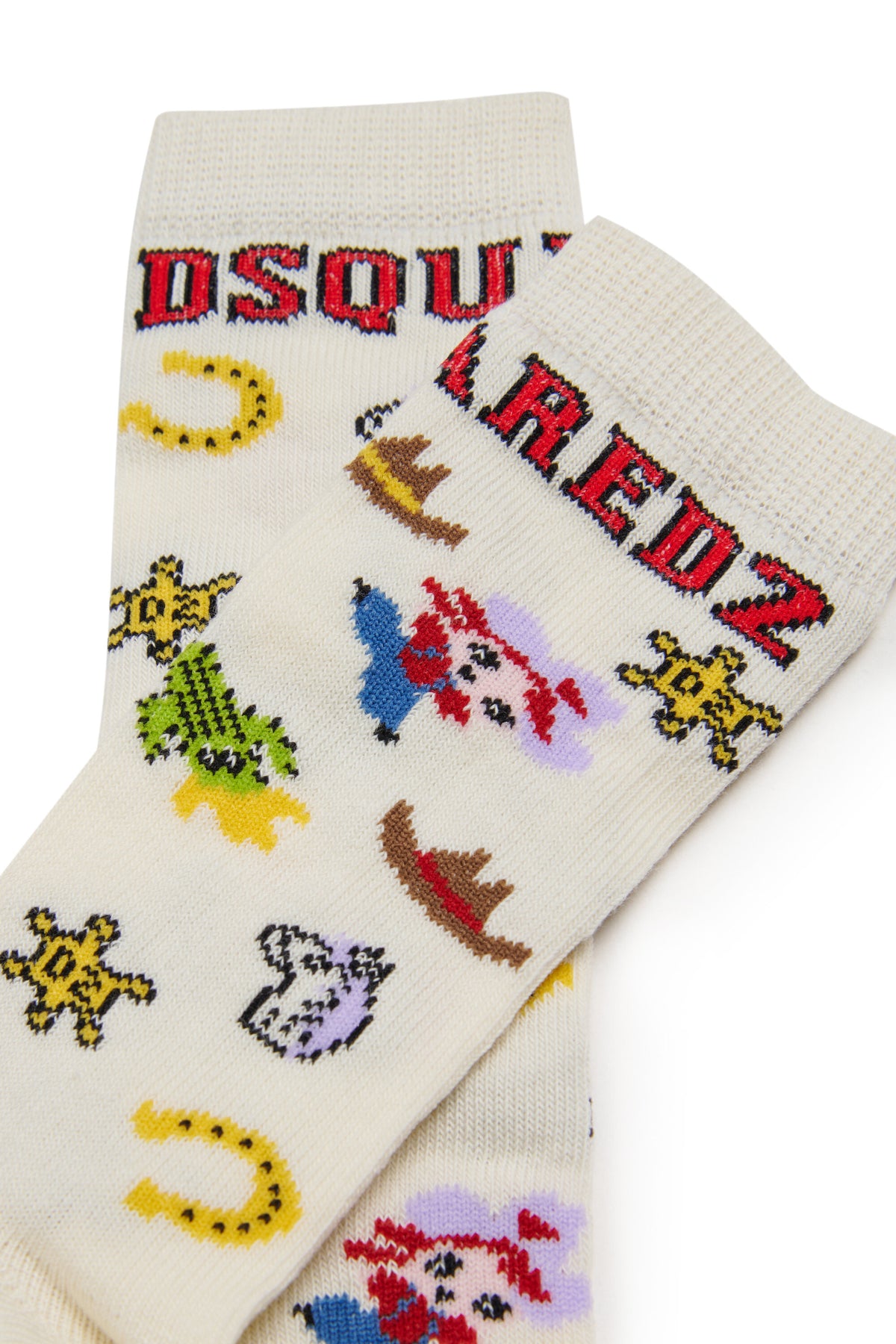 Socken mit Logo und Western-Motiven