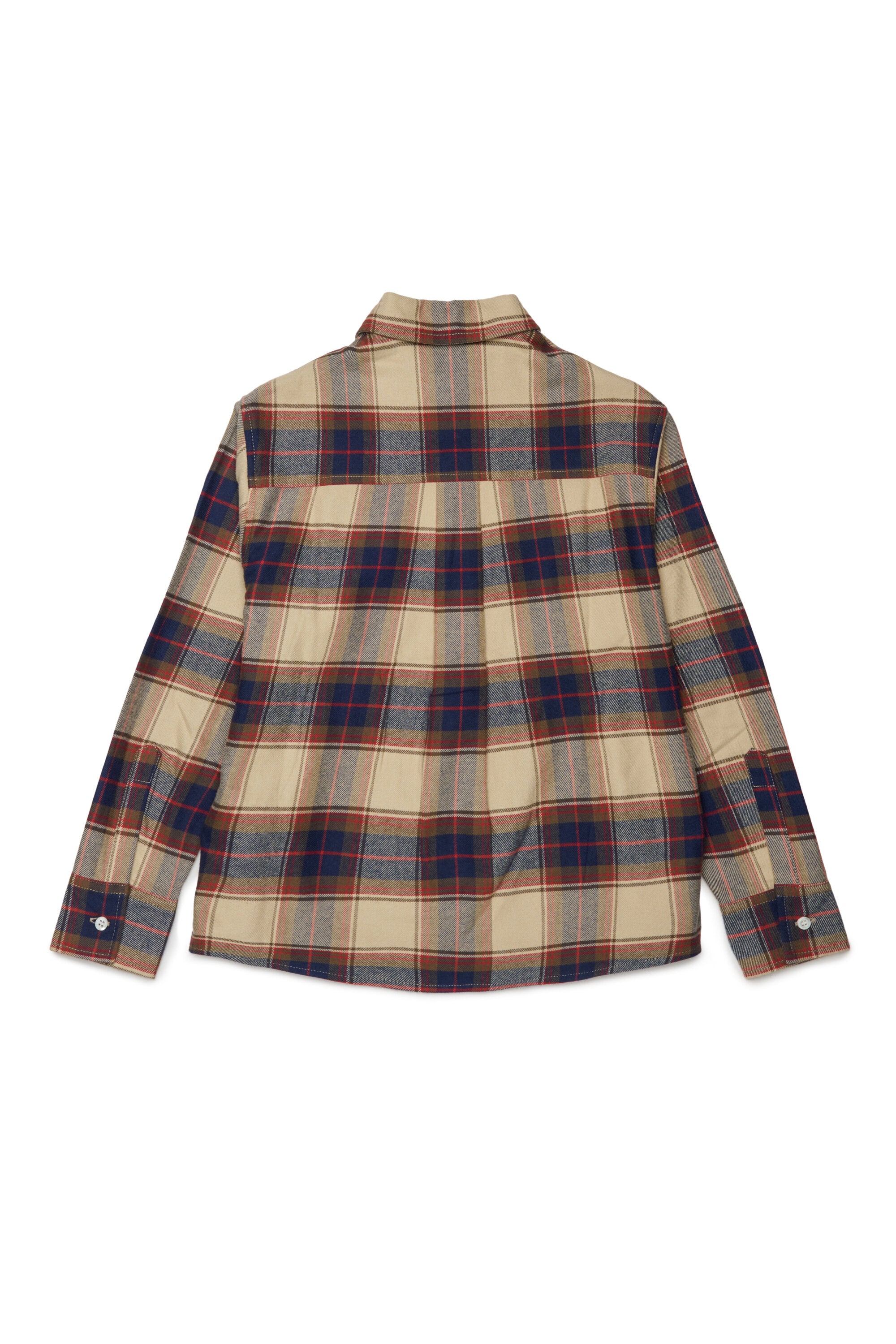 Chemise à carreaux avec logo