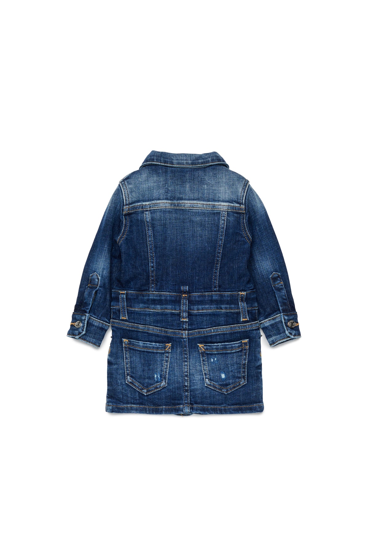 Abito corto in denim