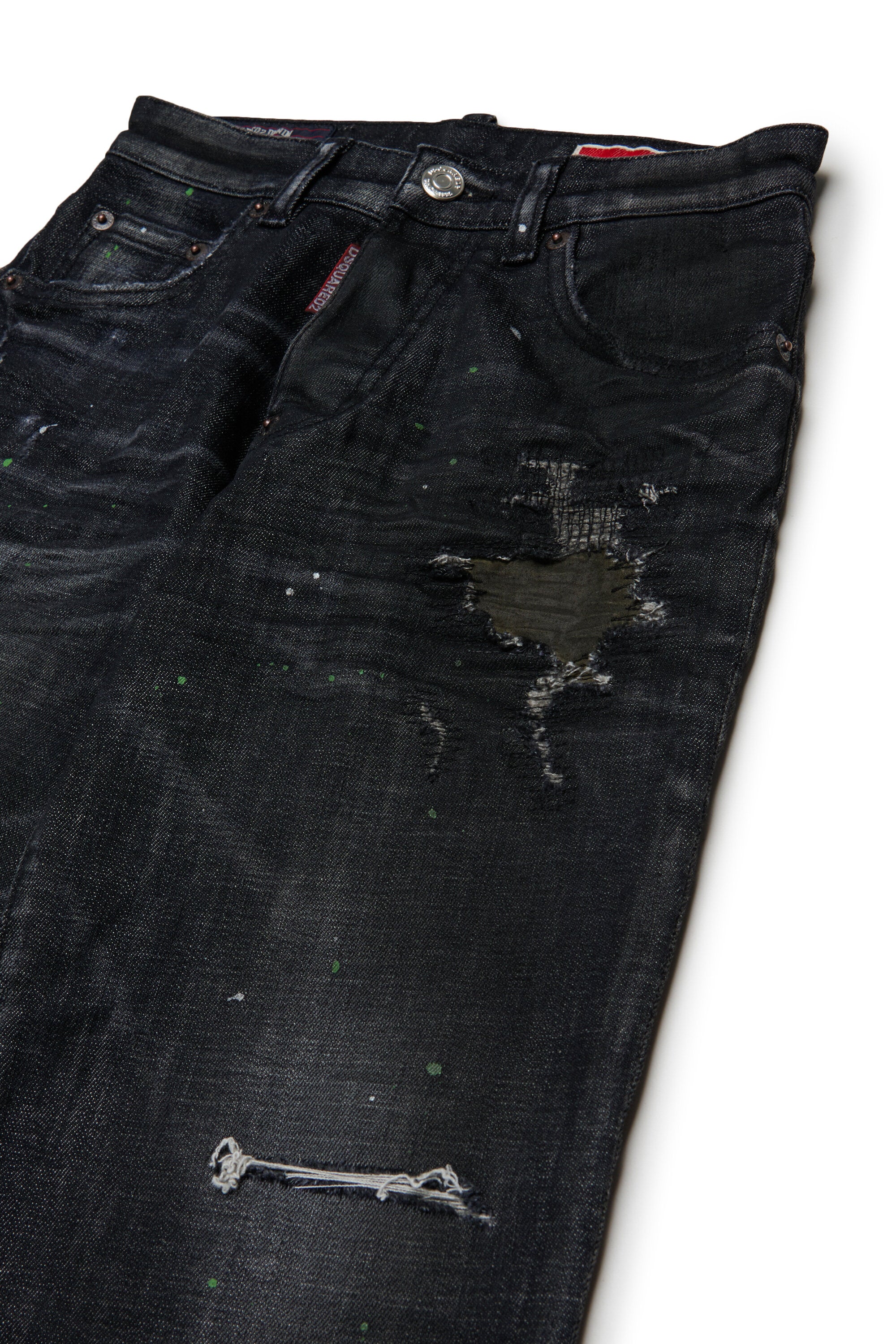 Jeans relaxed lavaggio nero - Baggy