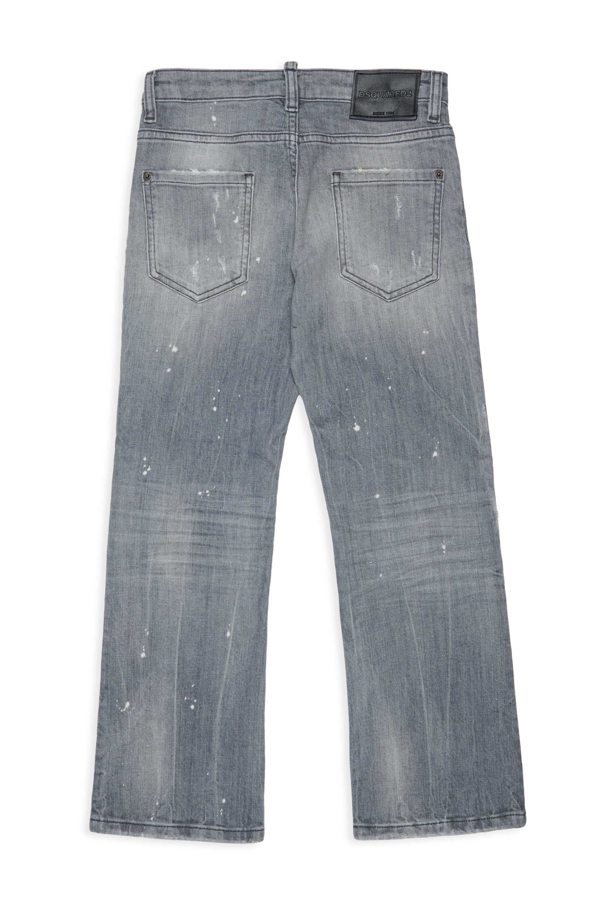 Jeans corte regular en lavado gris - American