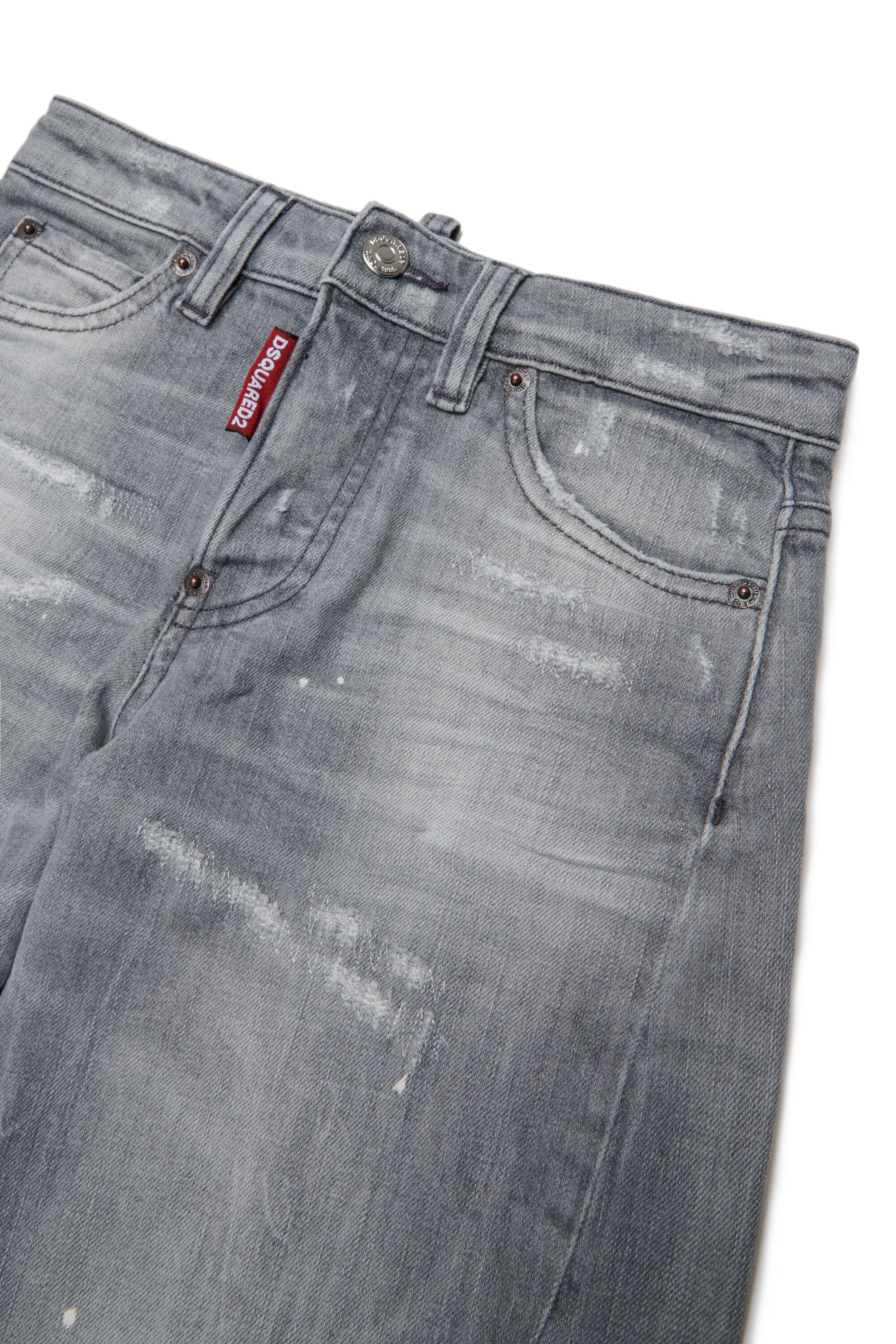 Jeans Relaxed-Passform in grauer Waschung - Loose Twist