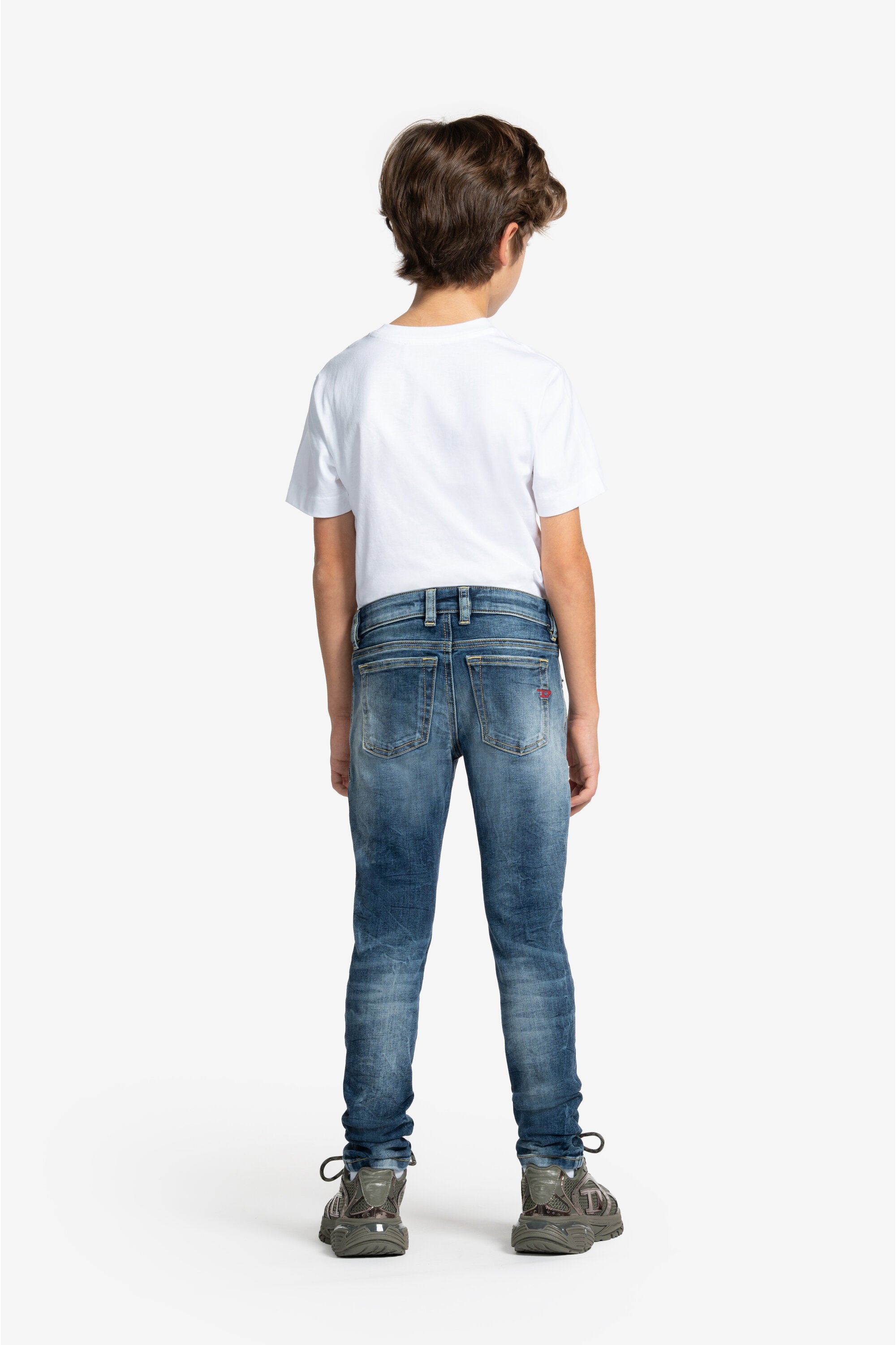 Schattierte dunkelblaue skinny jeans - 1979 Sleenker