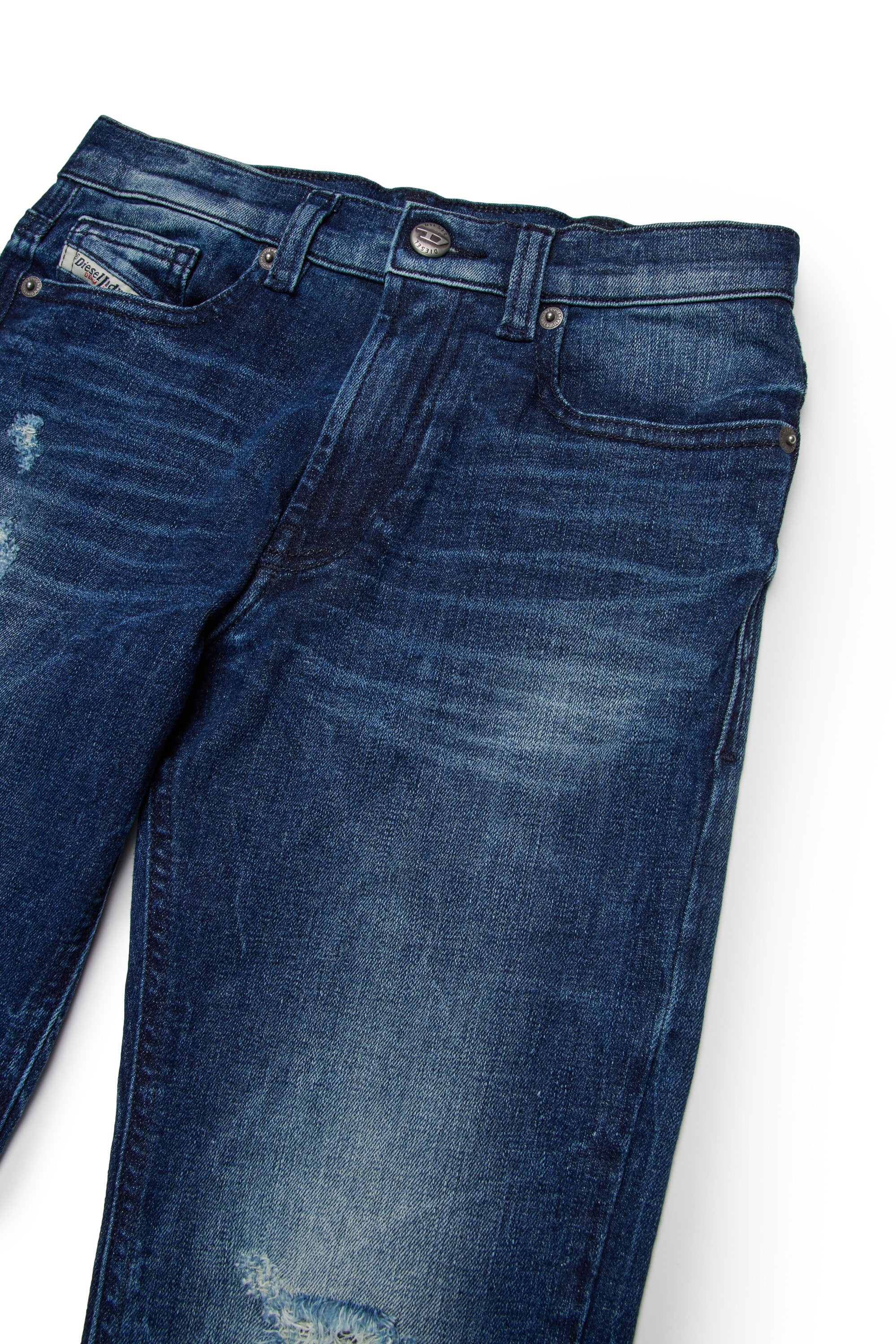 Jeans regular bleu foncé avec pauses - 2010