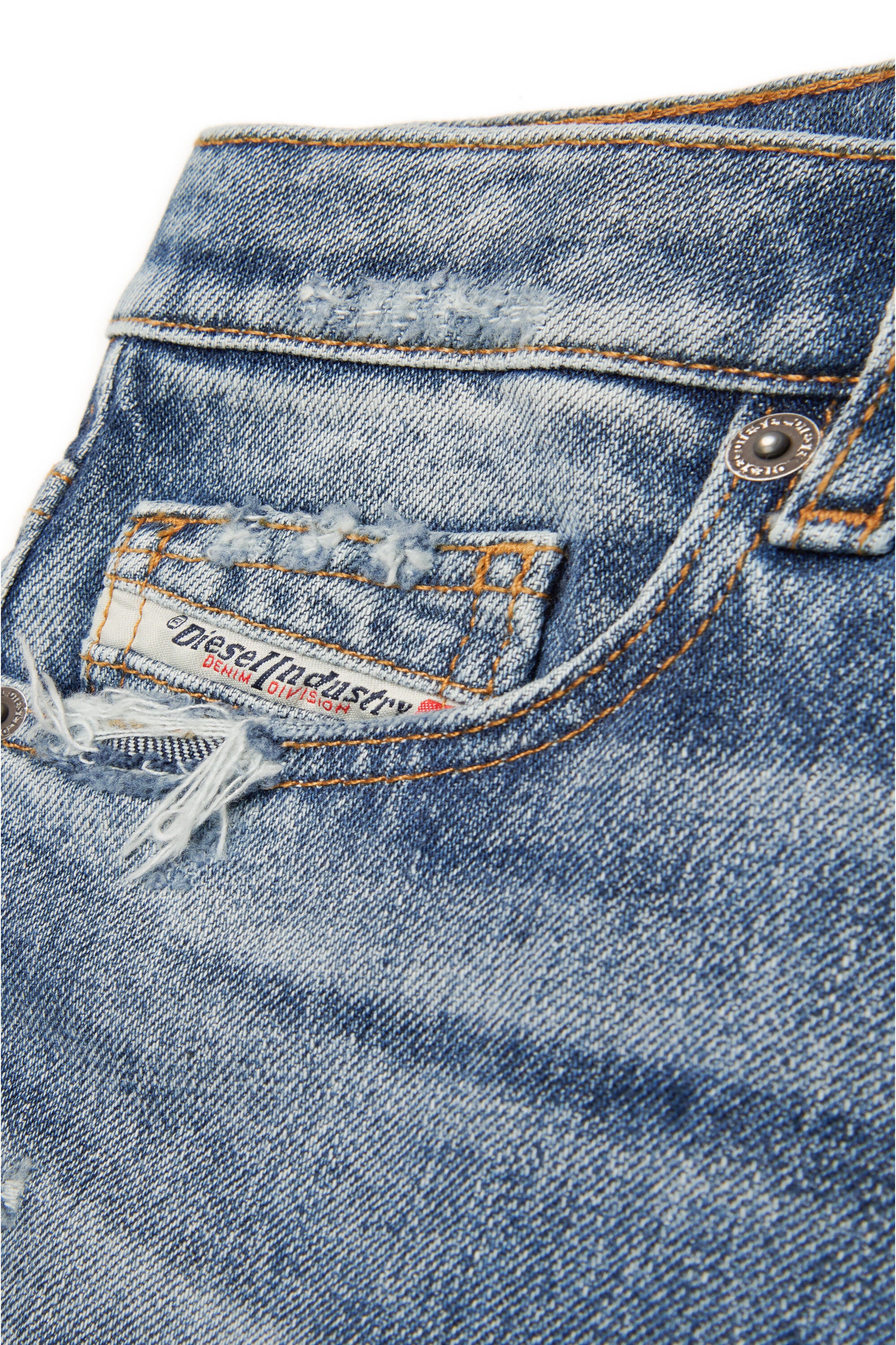 Vaqueros straight sombreados con abrasiones - 2020 D-Viker