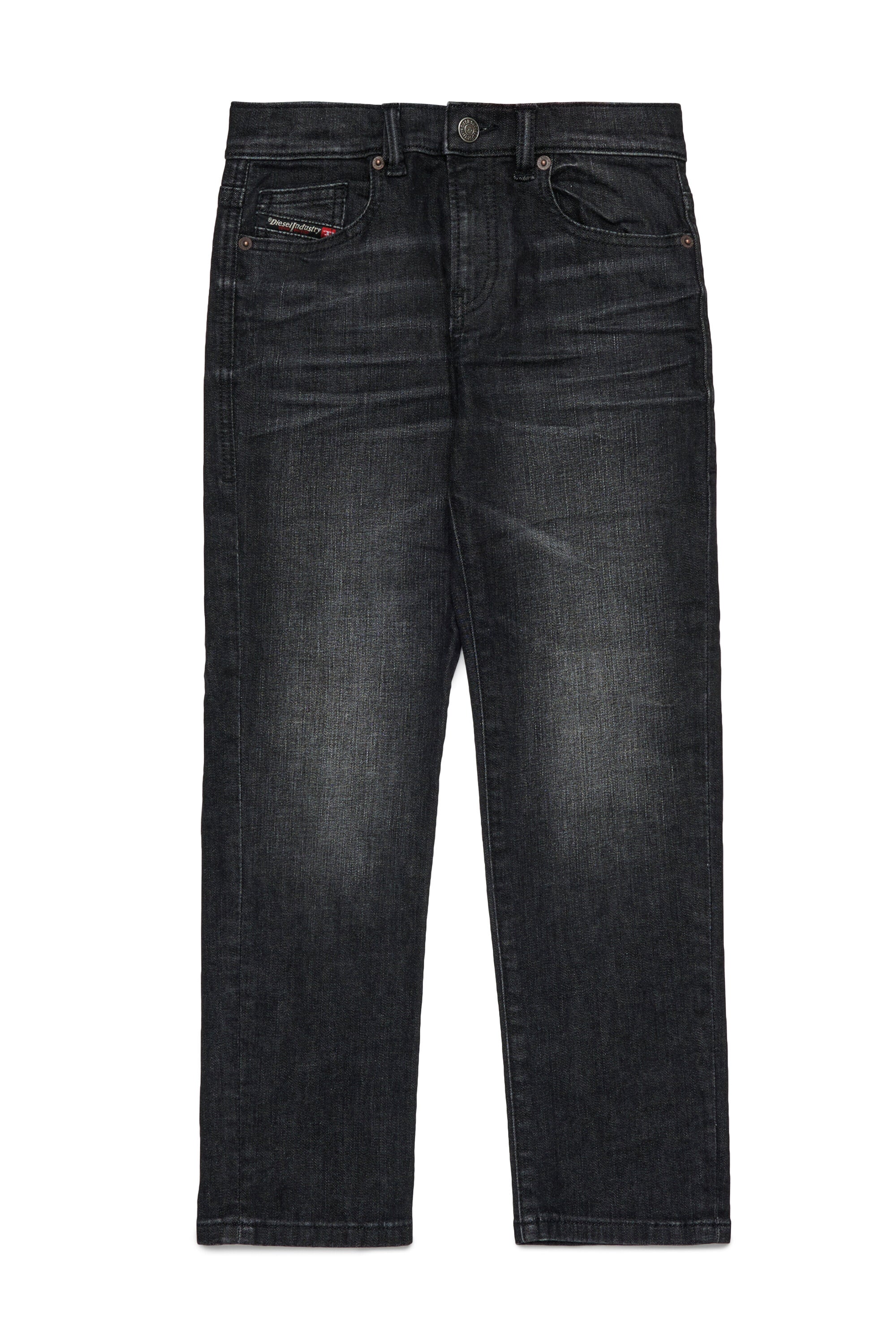 Schwarze regular Jeans mit Abnutzungseffekt - 2020 D-Viker