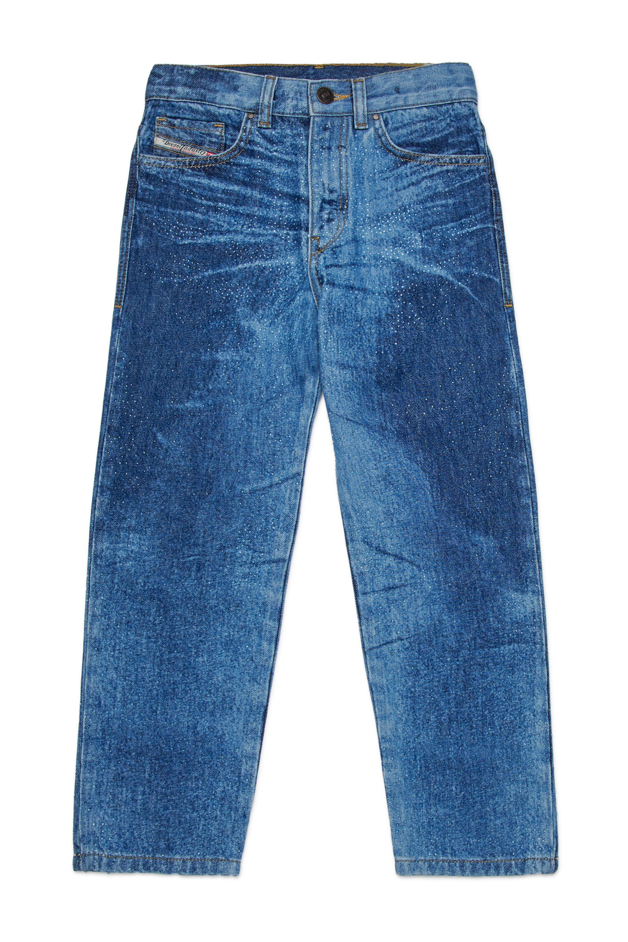 Jeans regular avec graphisme laser et hotfix - D-Air