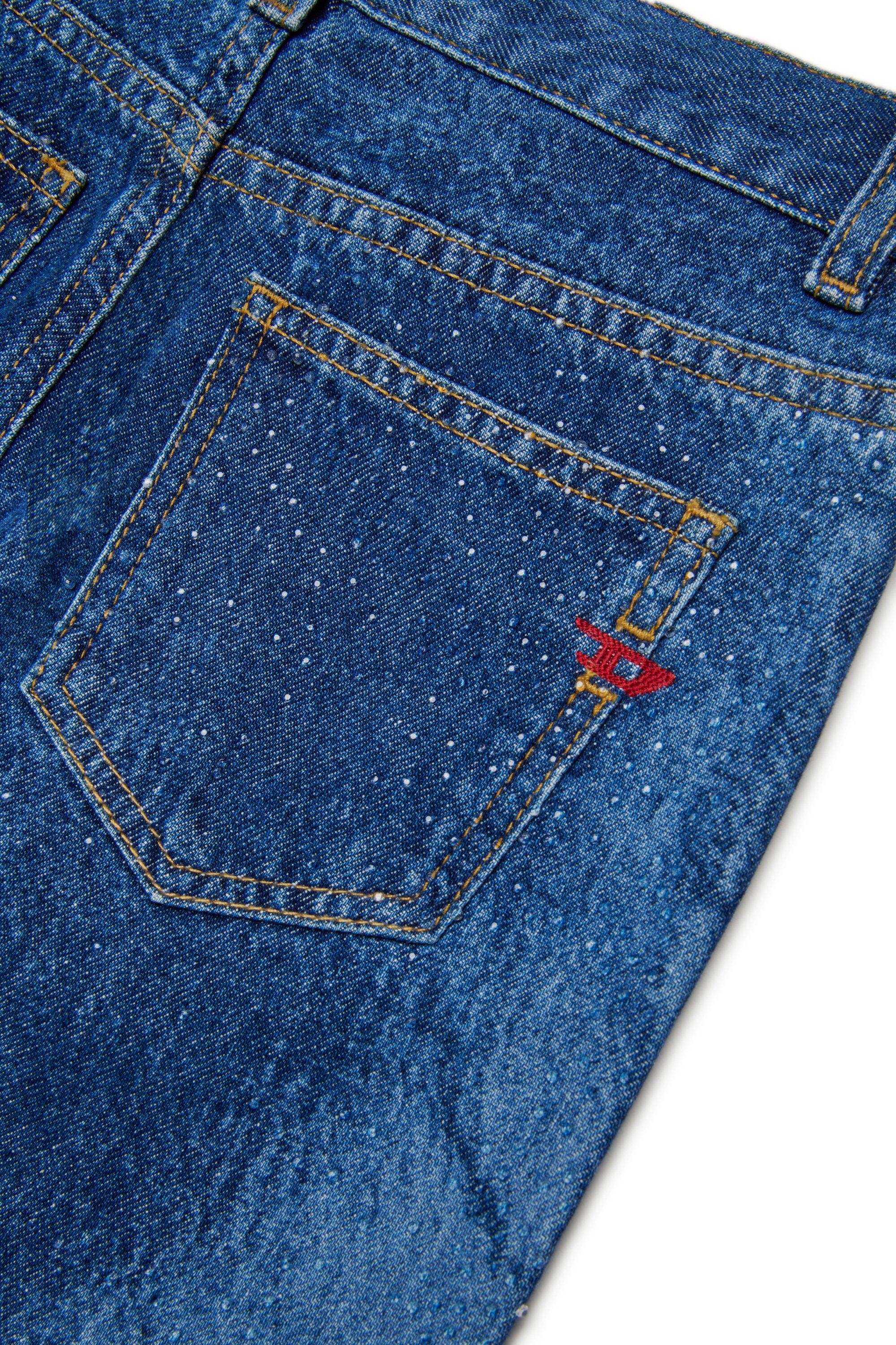 Jeans regular avec graphisme laser et hotfix - D-Air