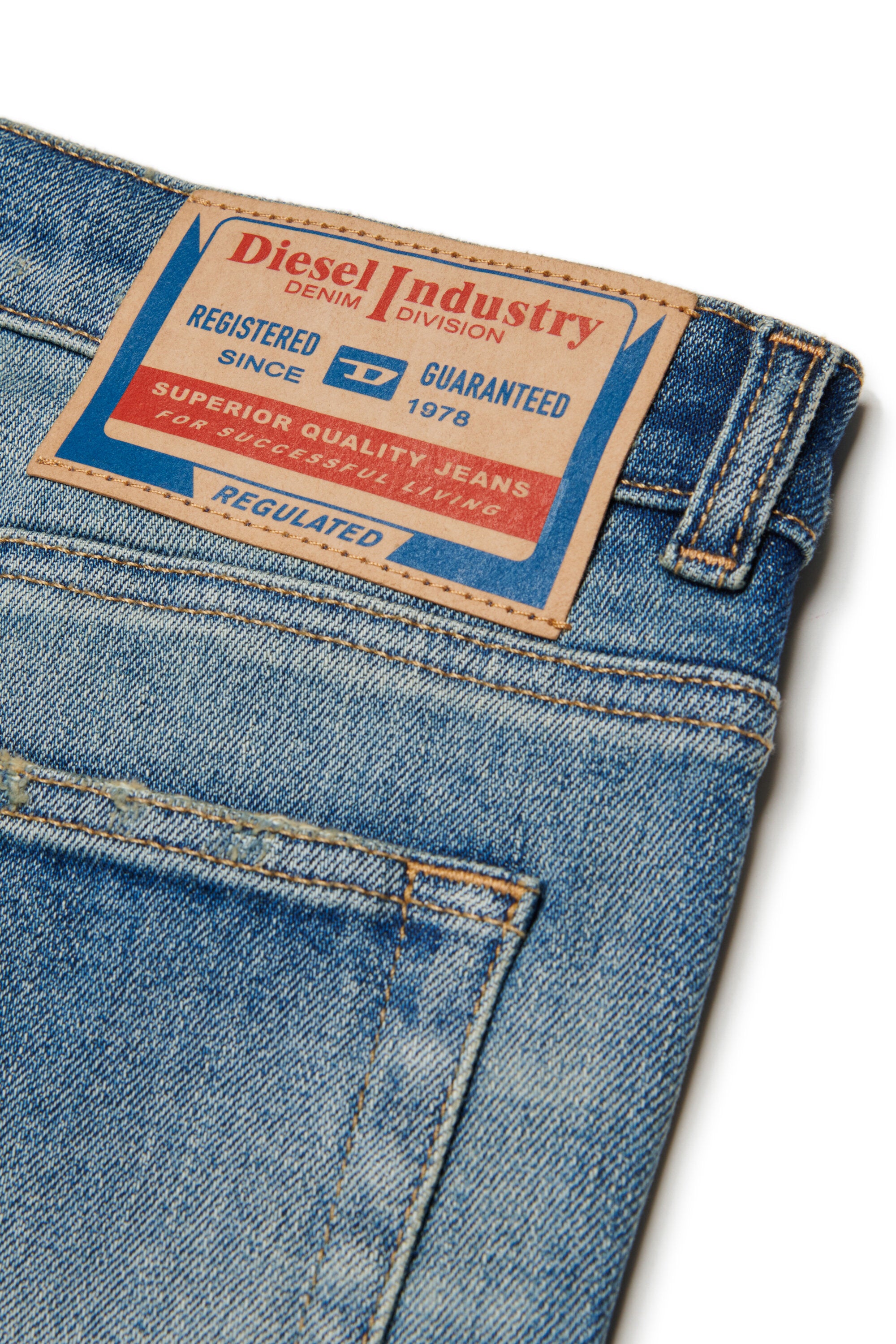 Jean regular fit délavé bleu clair - D-Lucas